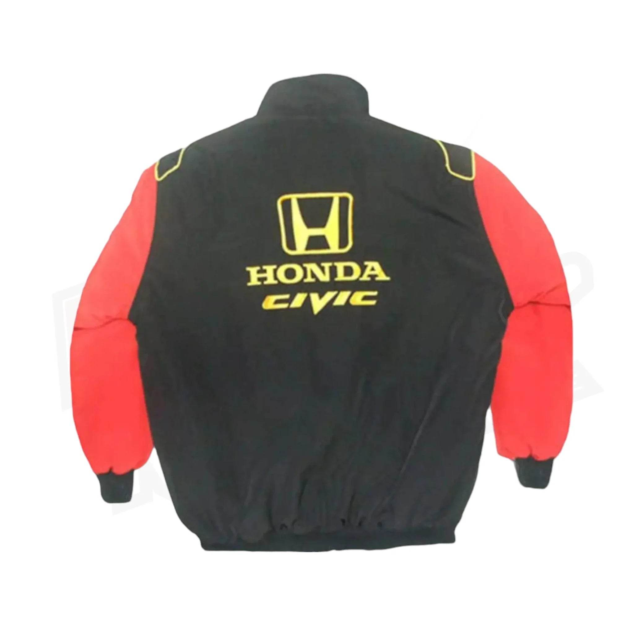Black and Red Honda Civic Nascar Racing Jacket - Dash Racegear Store
