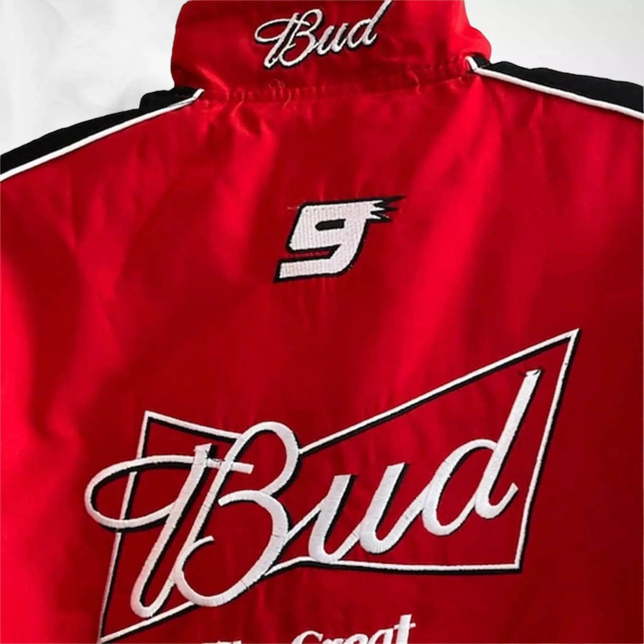 Budweiser Black F1 Retro Racing Jacket - Dash Racegear Store