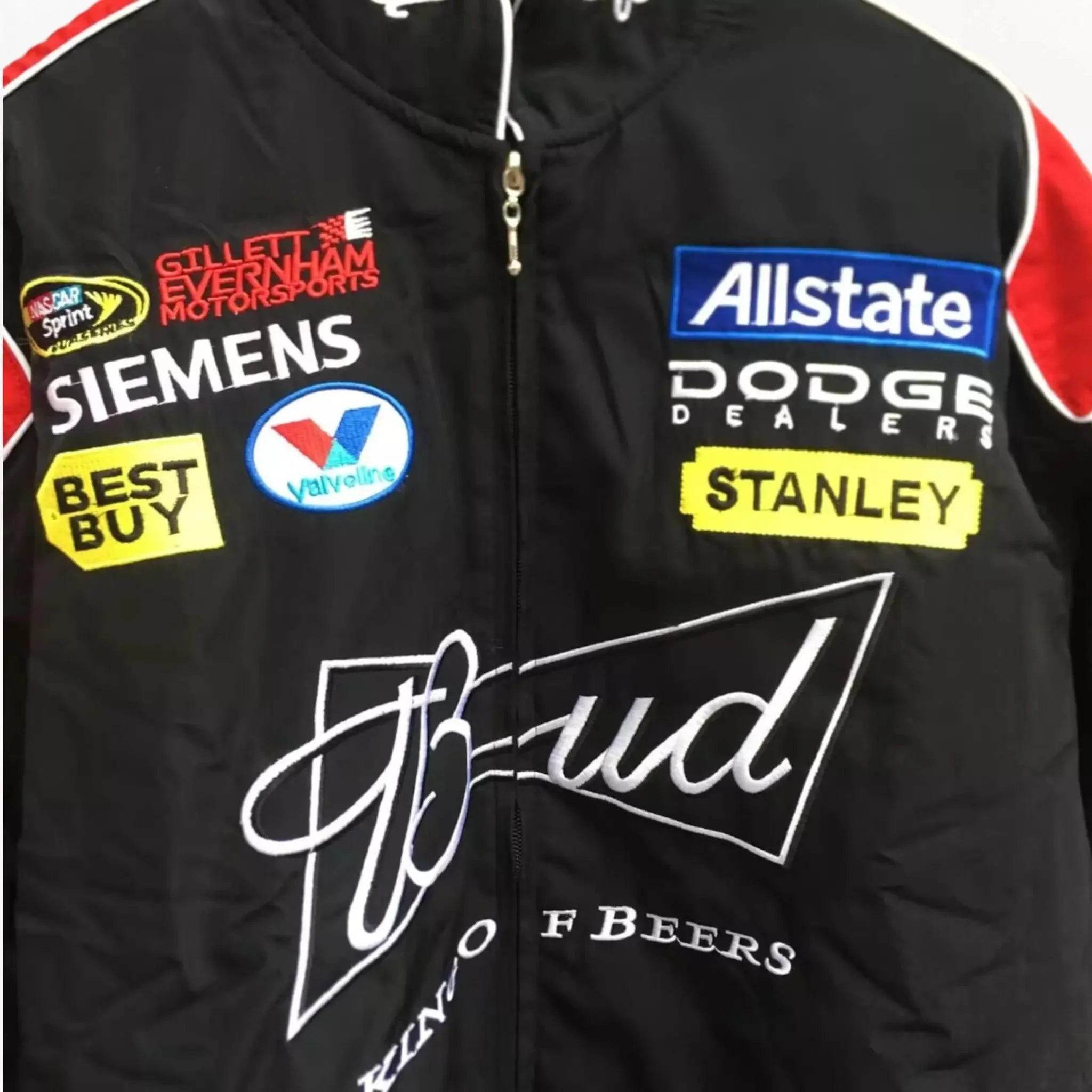 Budweiser F1 Official Embroidered Racing Jacket - Dash Racegear Store