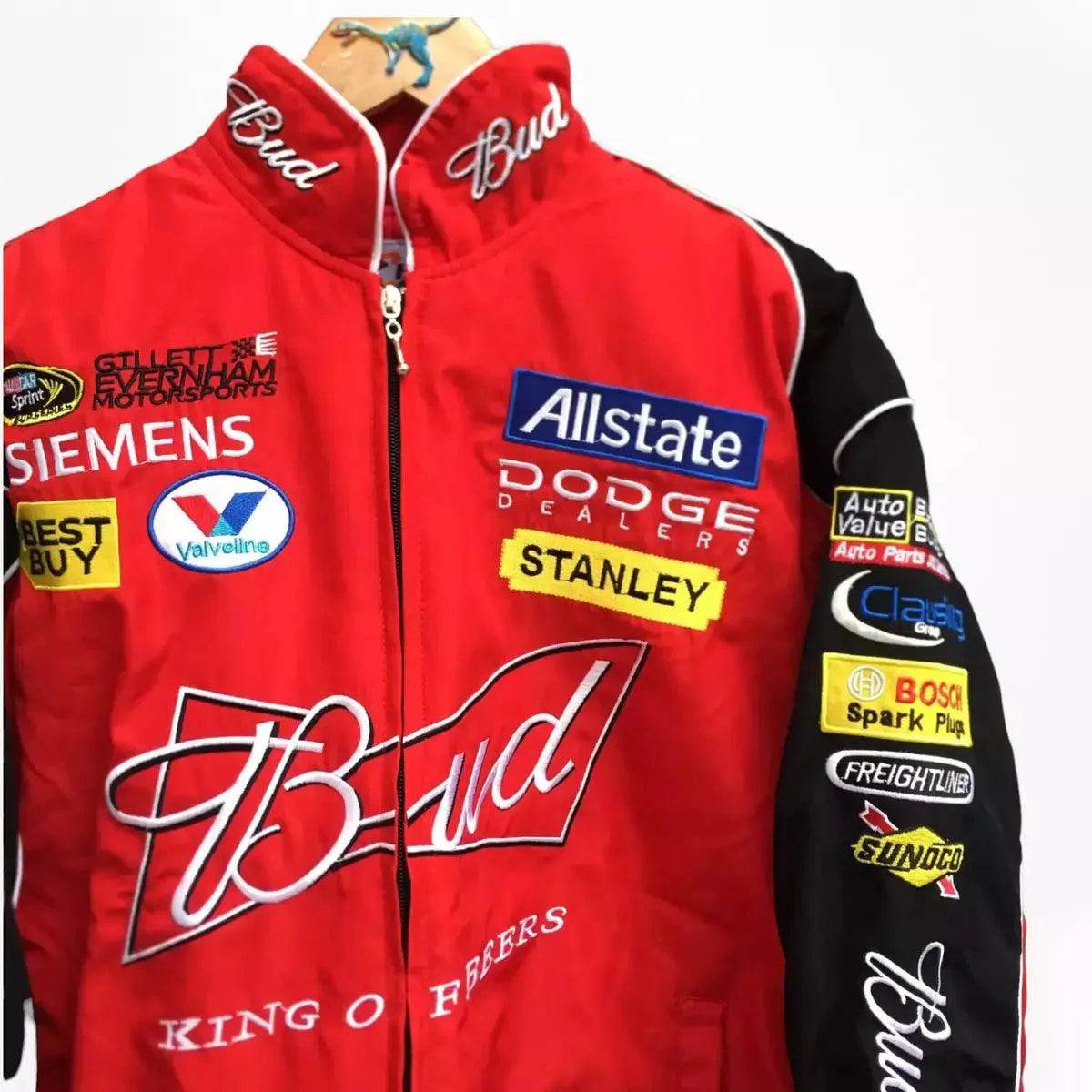 Budweiser F1 Official Embroidered Racing Jacket - Dash Racegear Store