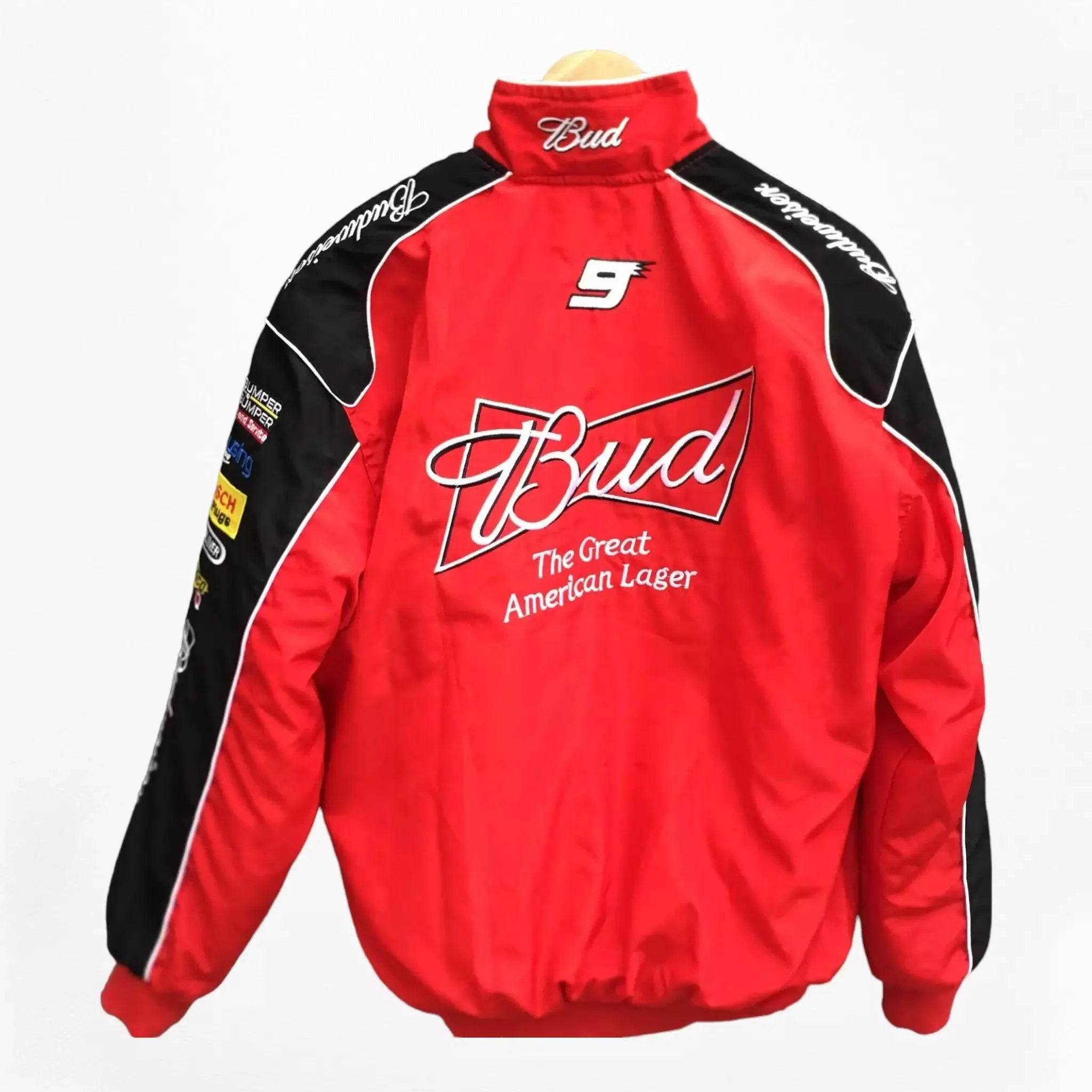 Budweiser F1 Official Embroidered Racing Jacket - Dash Racegear Store