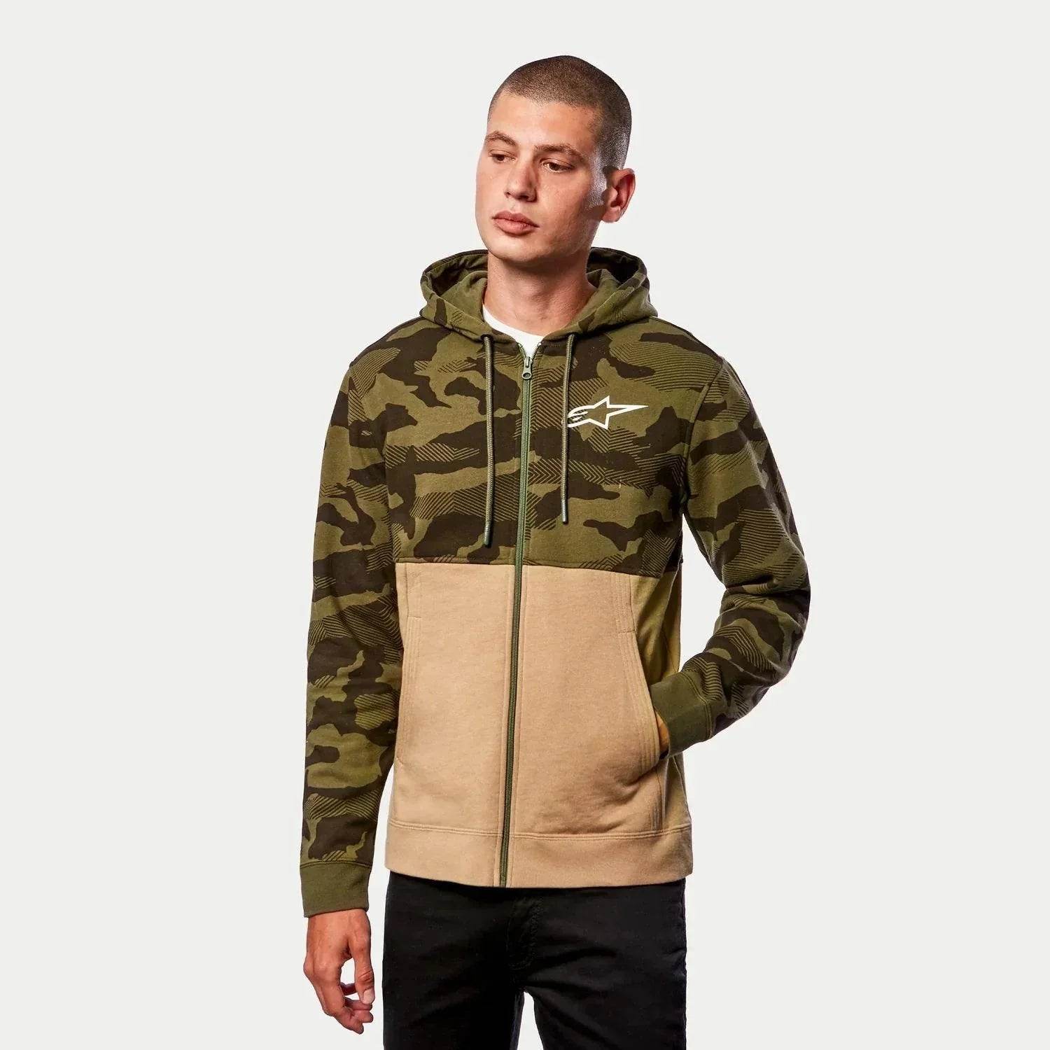 CAMO BLOCK HOODIE
