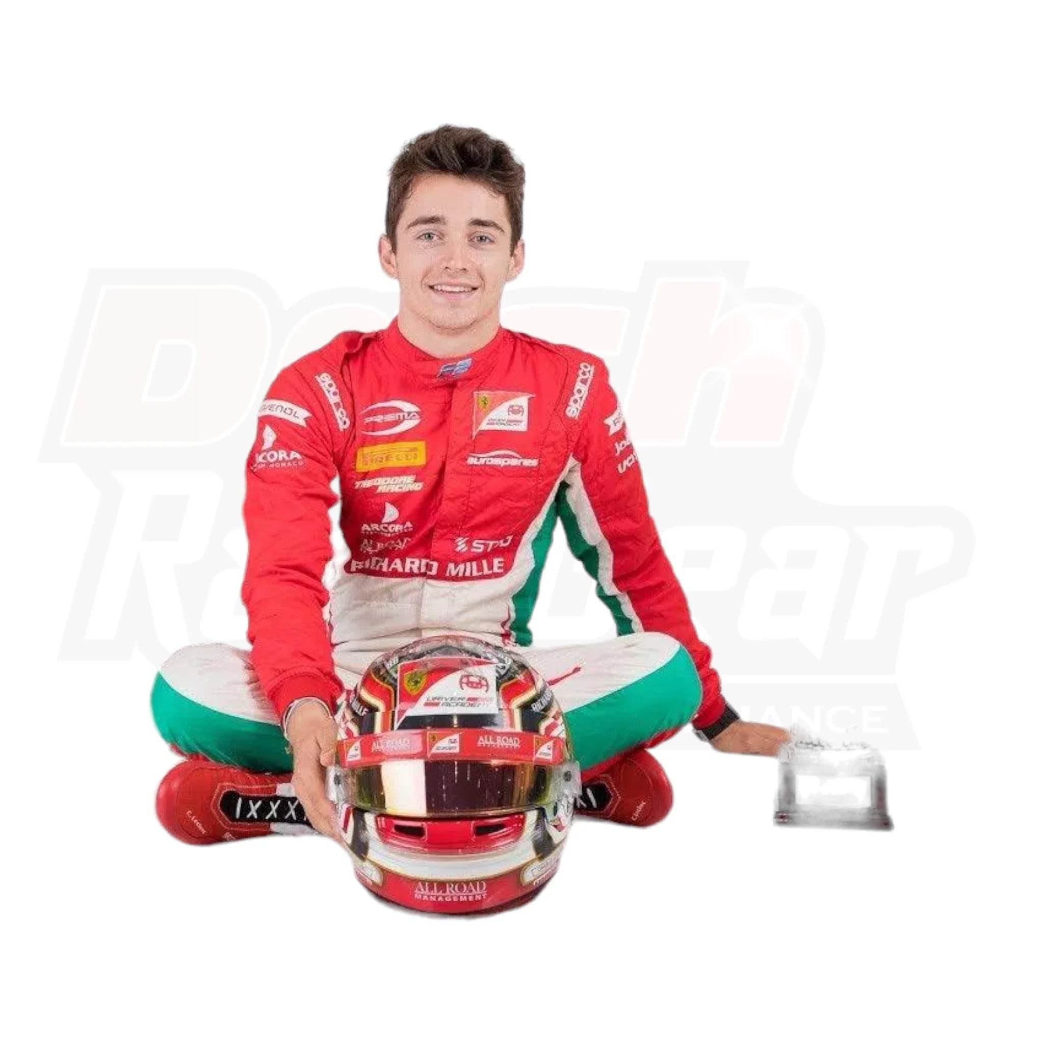 Charles Leclerc 2017 Formula 2 Race Suit Prema Powert eam - Dash Racegear Store
