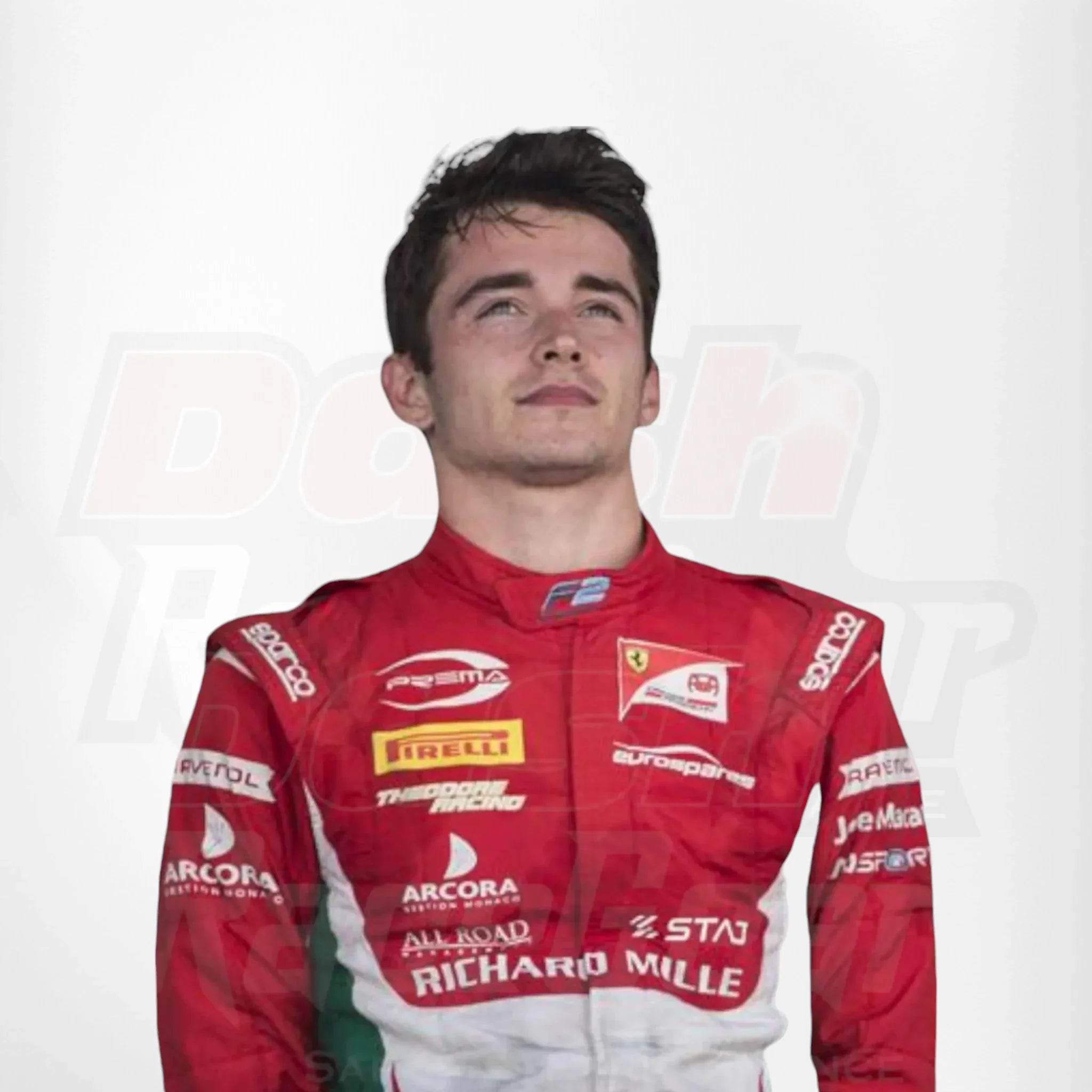 Charles Leclerc 2017 Formula 2 Race Suit Prema Powert eam - Dash Racegear Store