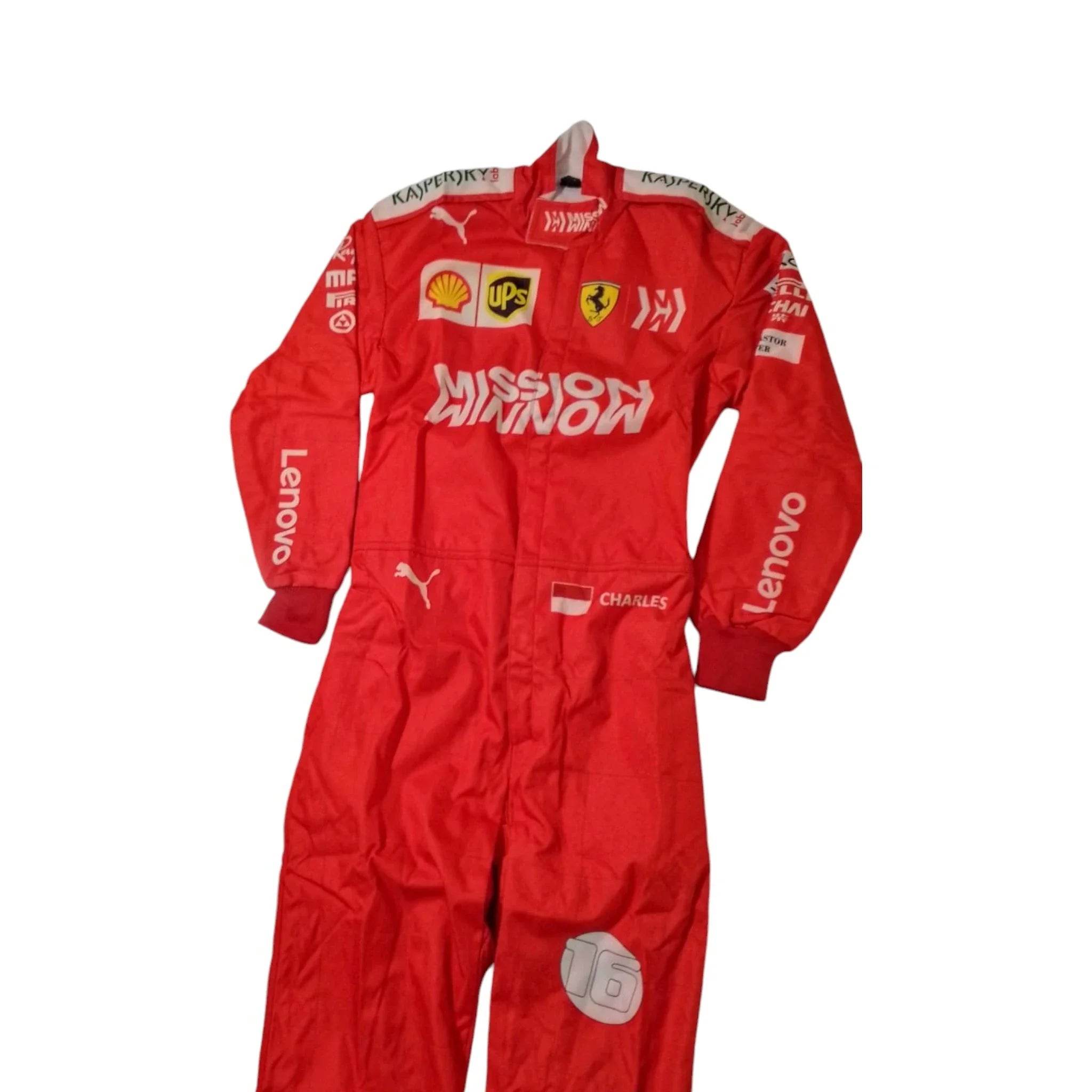 Charles Leclerc 2019 Ferrari F1 Race Suit - Dash Racegear Store