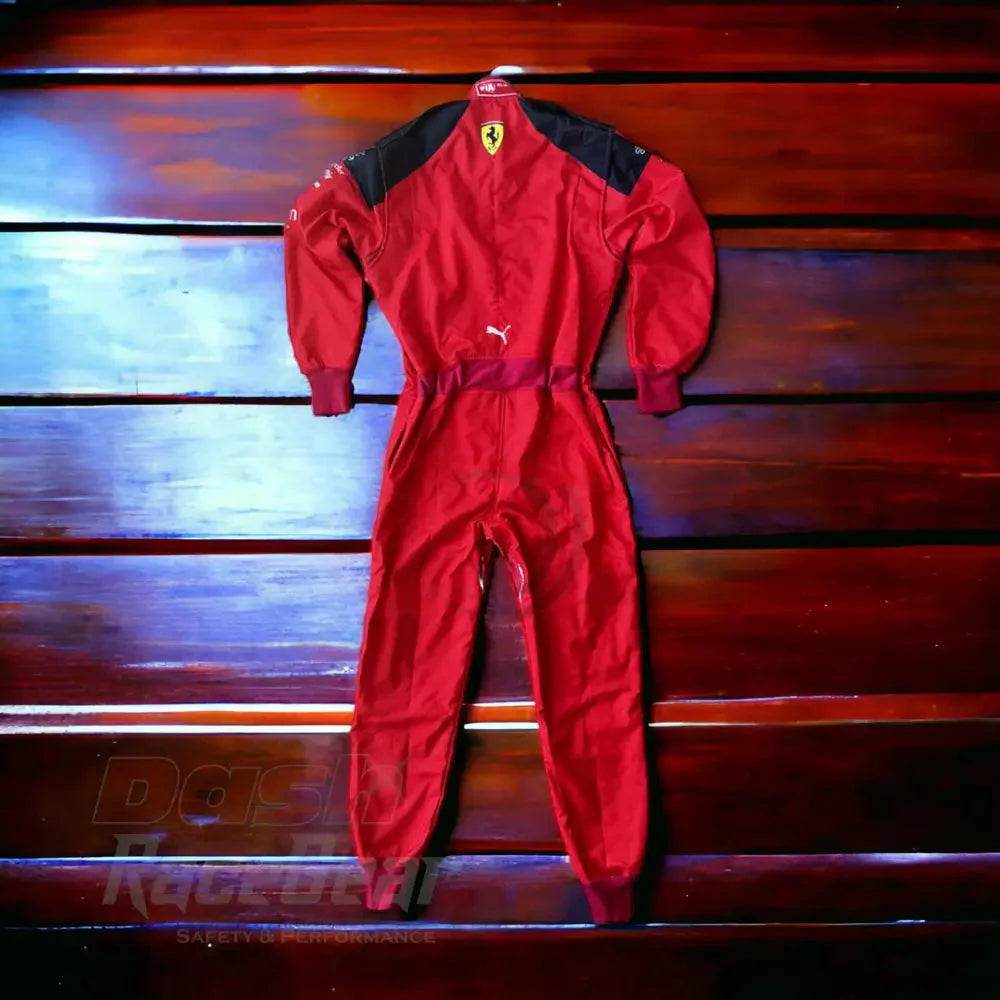 2023 Charles Leclerc Ferrari F1 Embroidered Racing Suit - Dash Racegear Store
