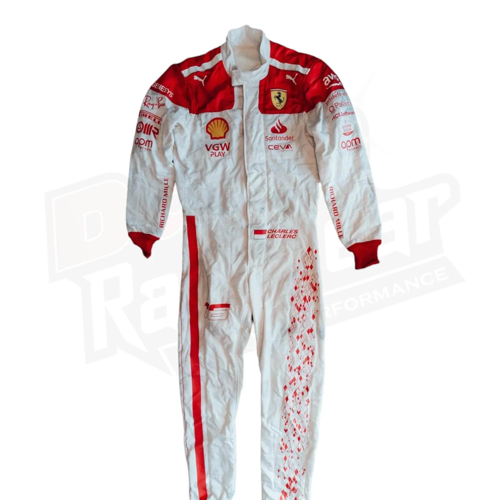 Charles Leclerc Ferrari 2023 F1 Race Suit - Monaco GP - Dash Racegear Store