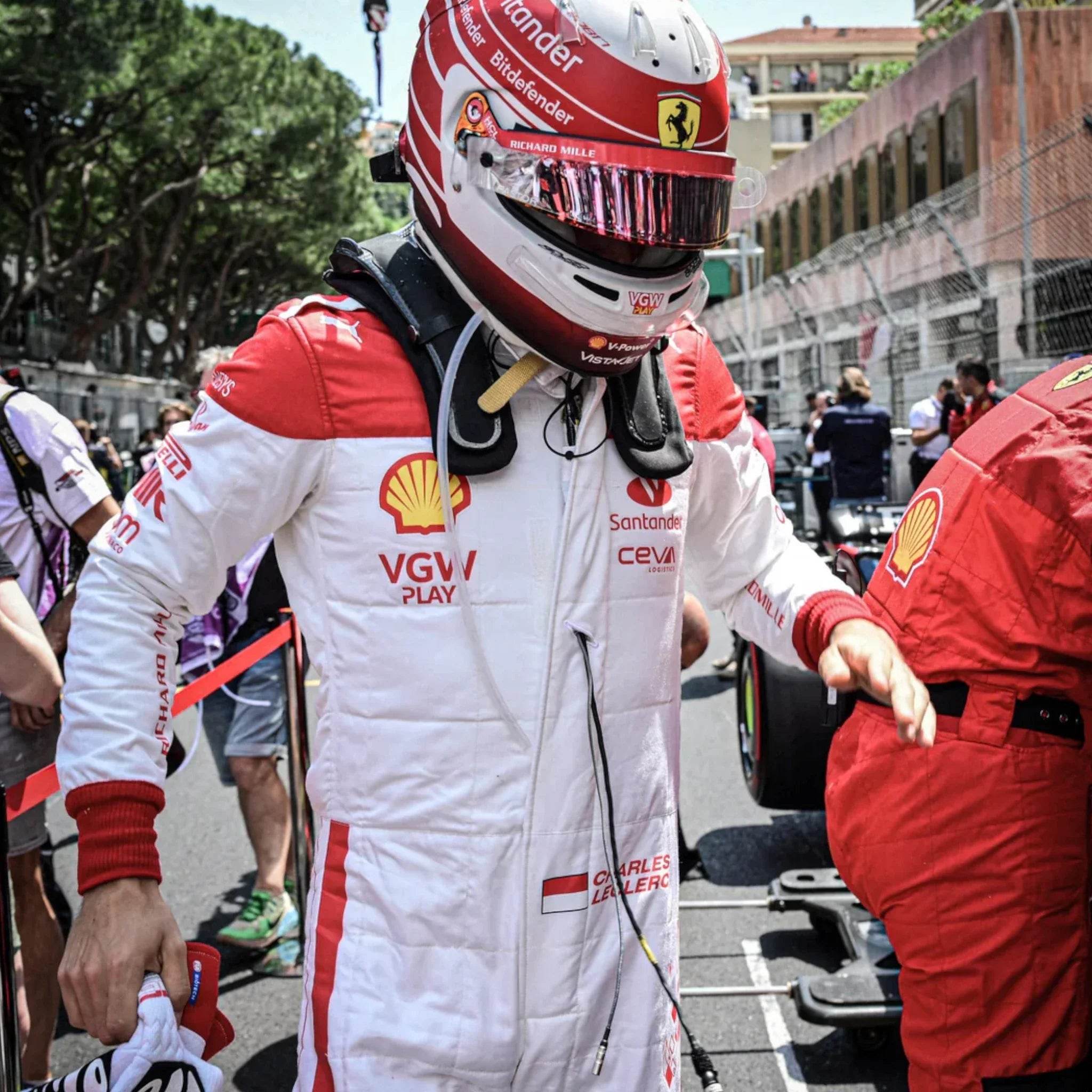 Charles Leclerc Ferrari 2023 F1 Race Suit - Monaco GP - Dash Racegear Store