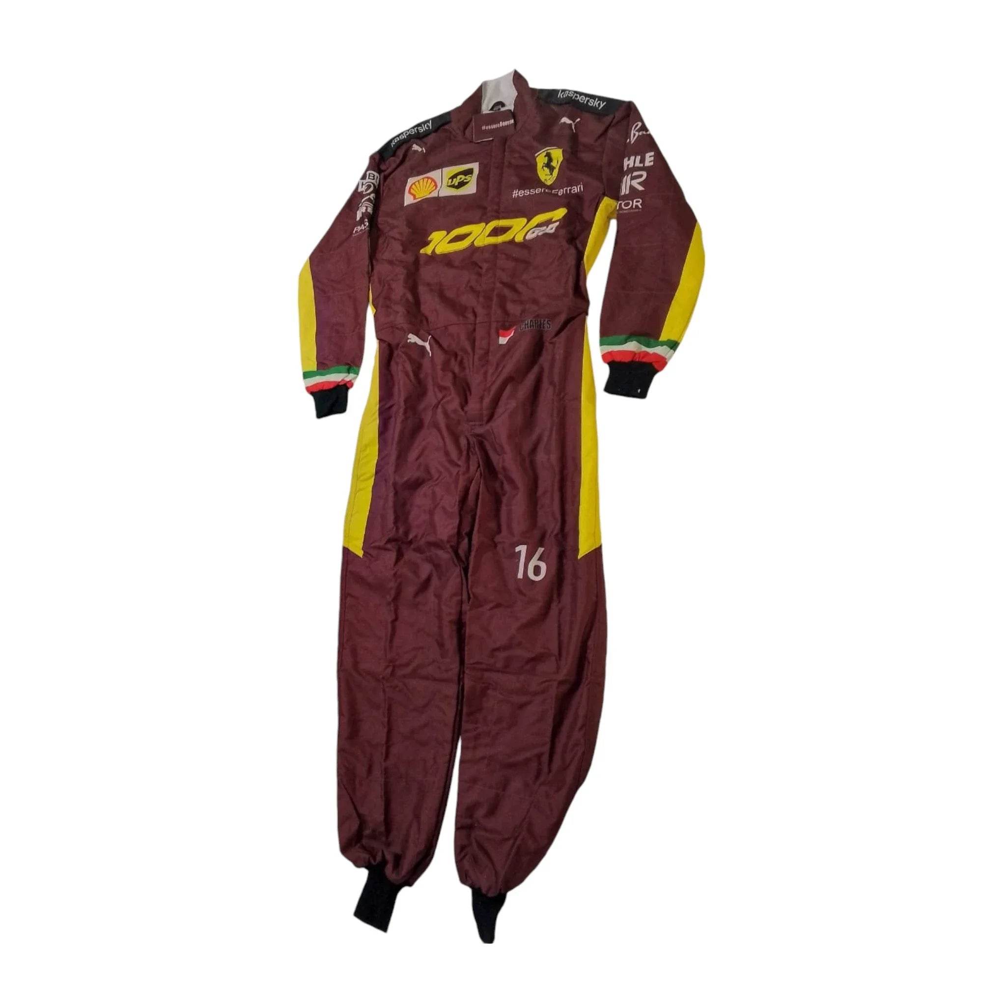 Charles Leclerc Sebastian Vettel 2020 F1 Replica Race Suit - Scuderia Ferrari 1000s - Dash Racegear Store