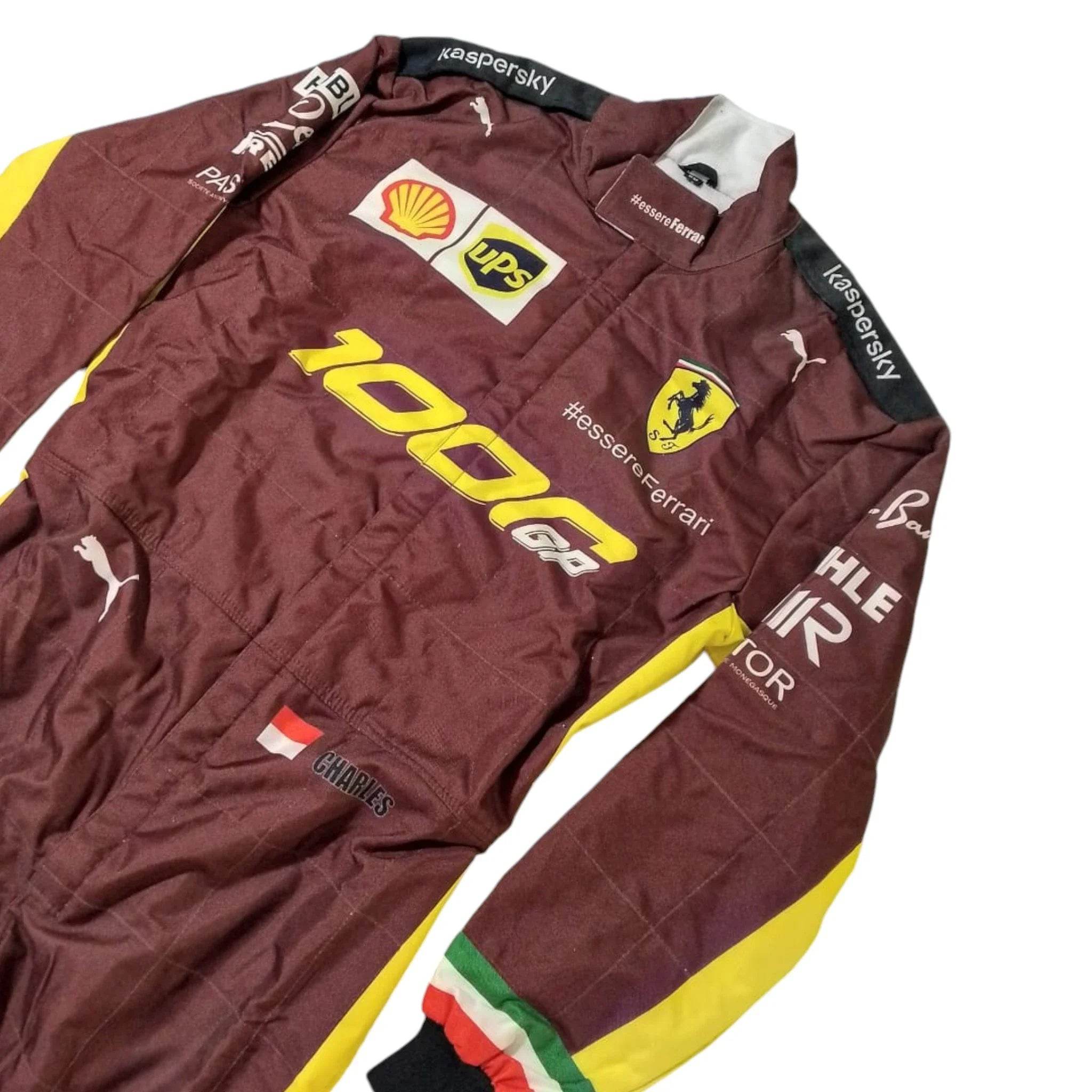 Charles Leclerc Sebastian Vettel 2020 F1 Replica Race Suit - Scuderia Ferrari 1000s - Dash Racegear Store