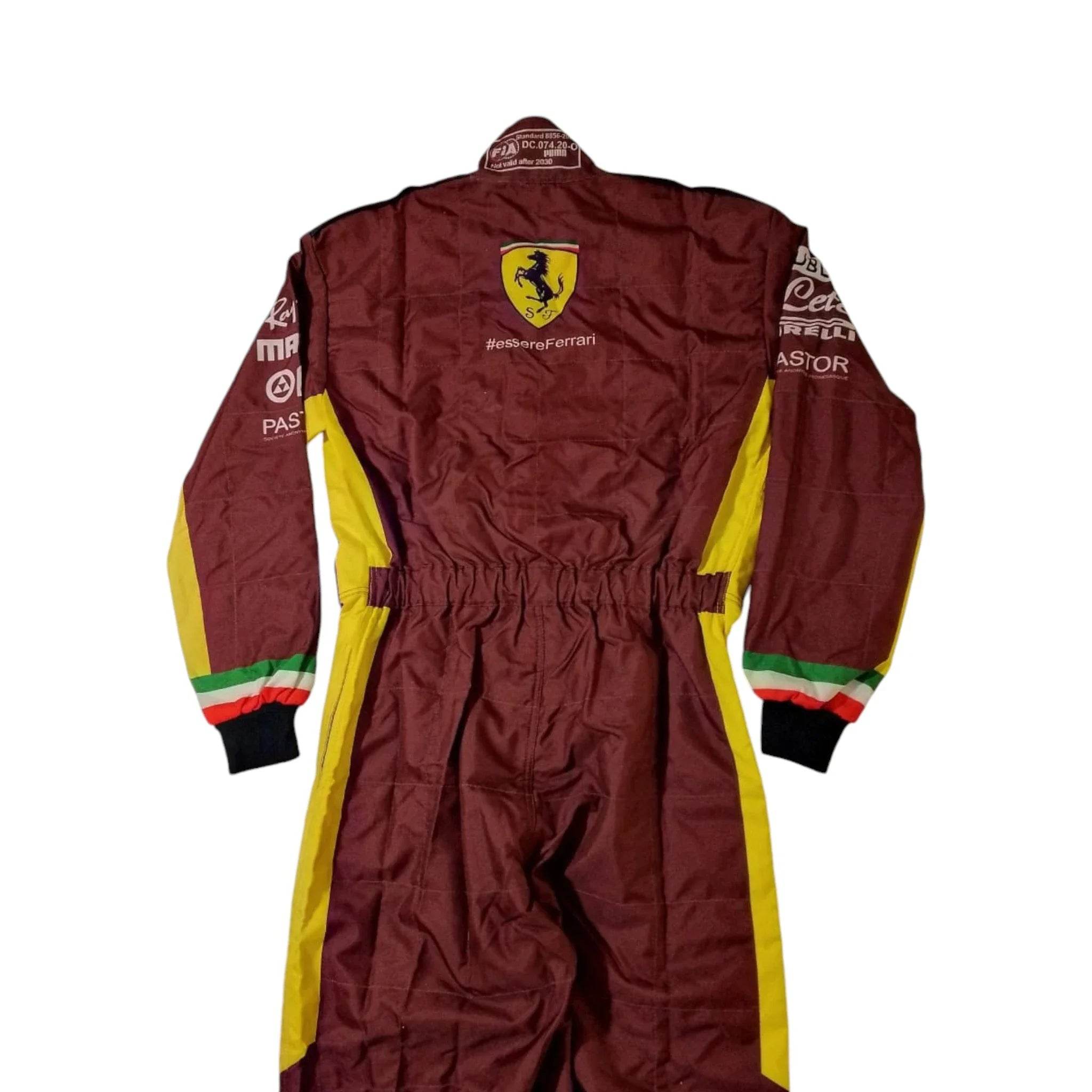 Charles Leclerc Sebastian Vettel 2020 F1 Replica Race Suit - Scuderia Ferrari 1000s - Dash Racegear Store