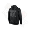 Custom Stitched Black & Gray Sports Pullover Hoodie - Dash Racegear Store