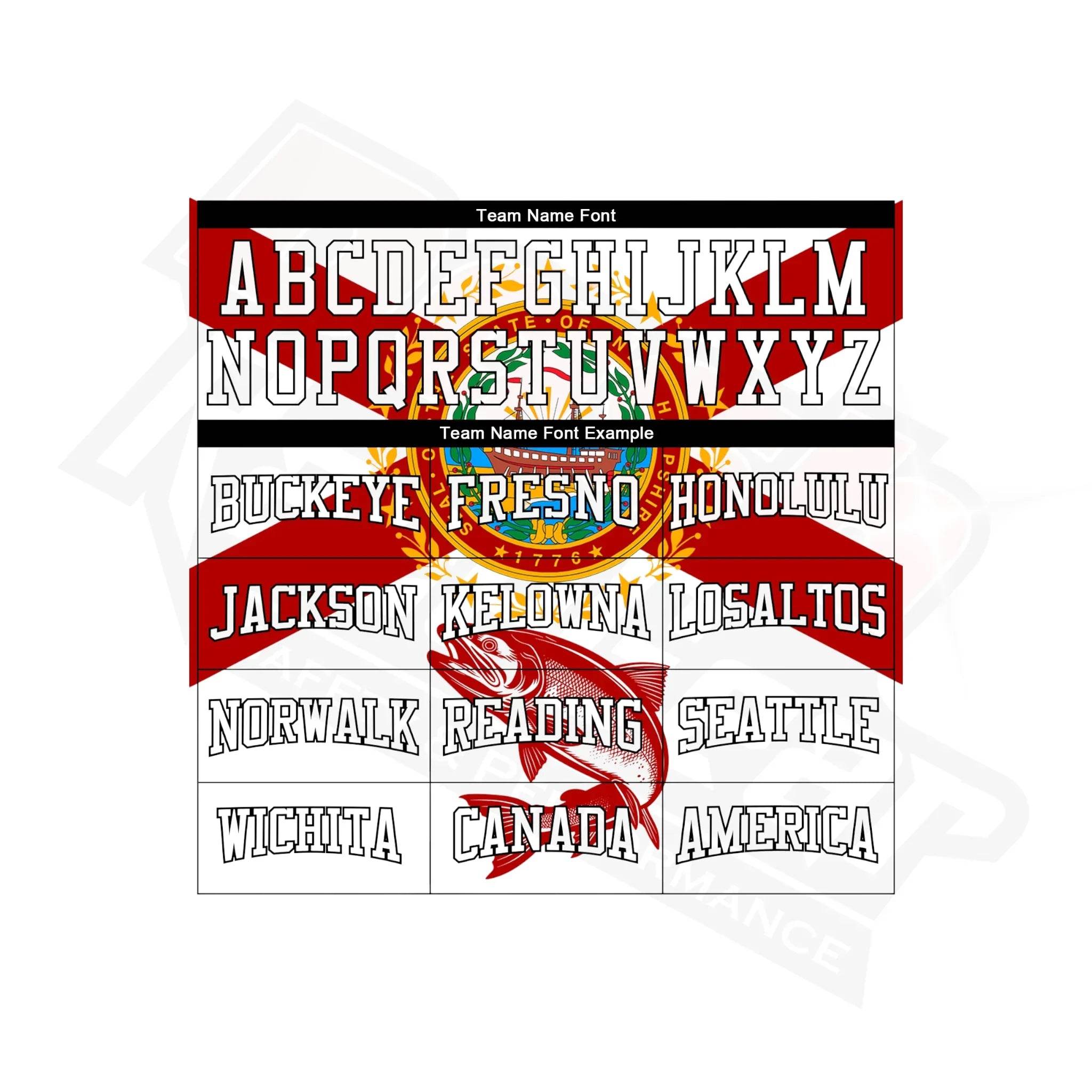 Custom Stitched White & Red-Black 3D Atlantic Salmon Fishing Hoodie - Dash Racegear Store