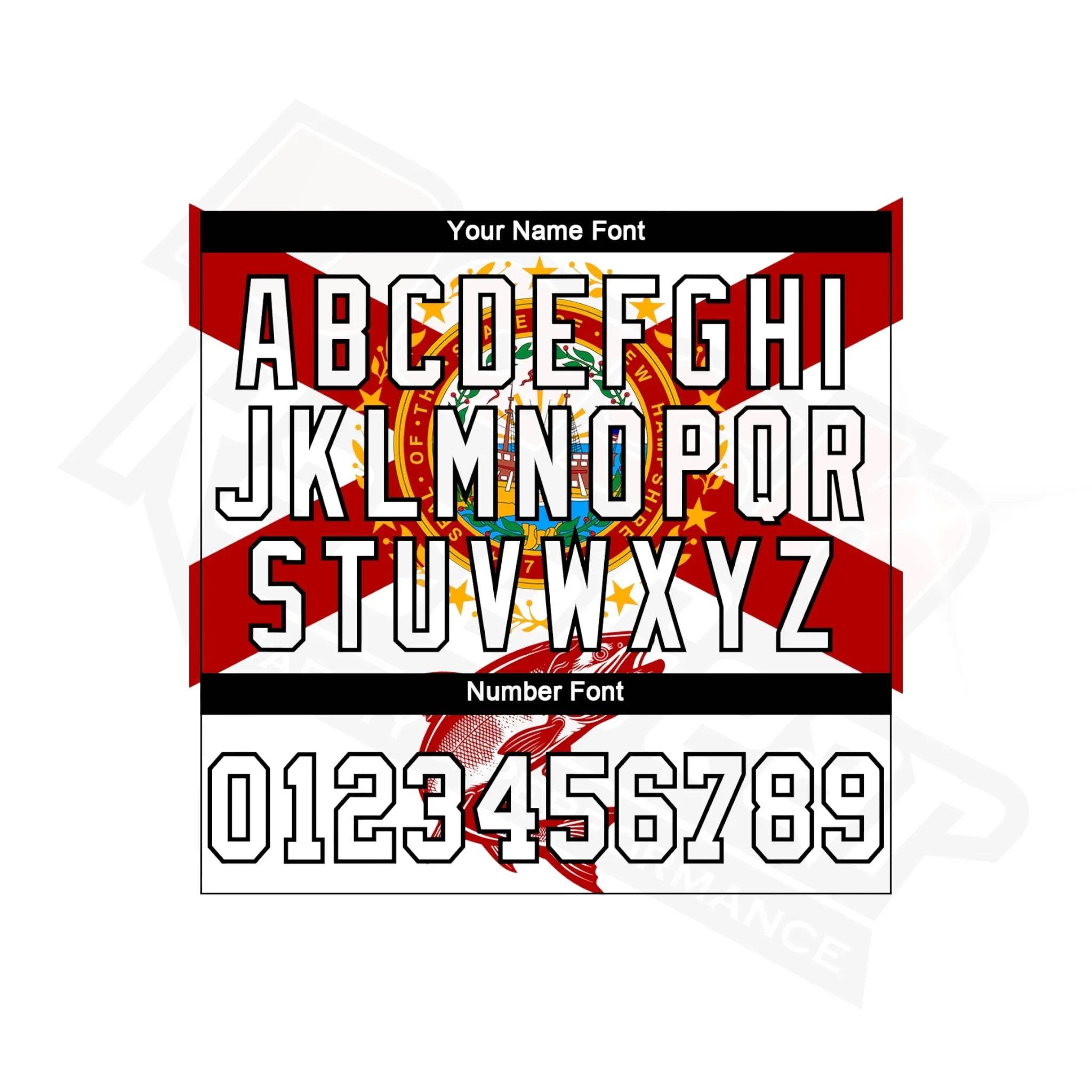 Custom Stitched White & Red-Black 3D Atlantic Salmon Fishing Hoodie - Dash Racegear Store