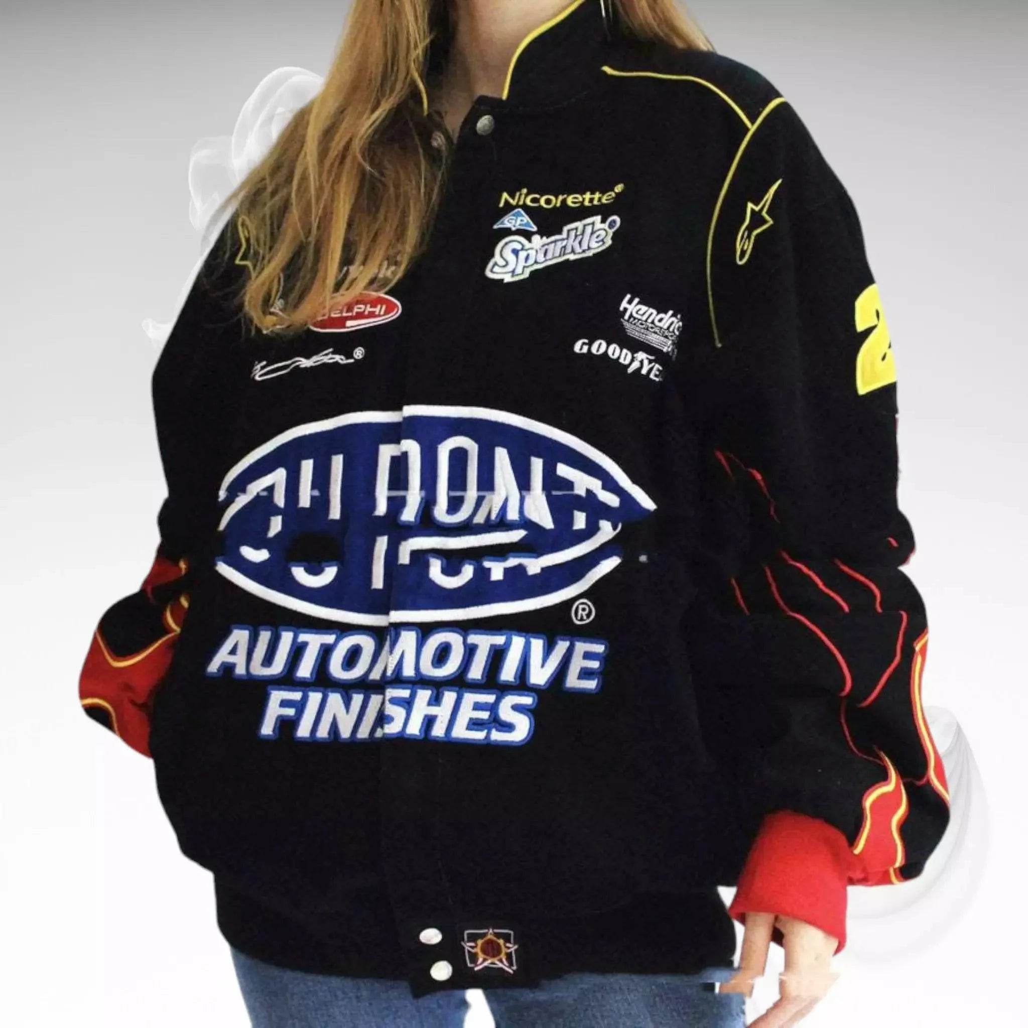 Vintage Dupont Windbreaker Printed Jacket - Dash Racegear Store