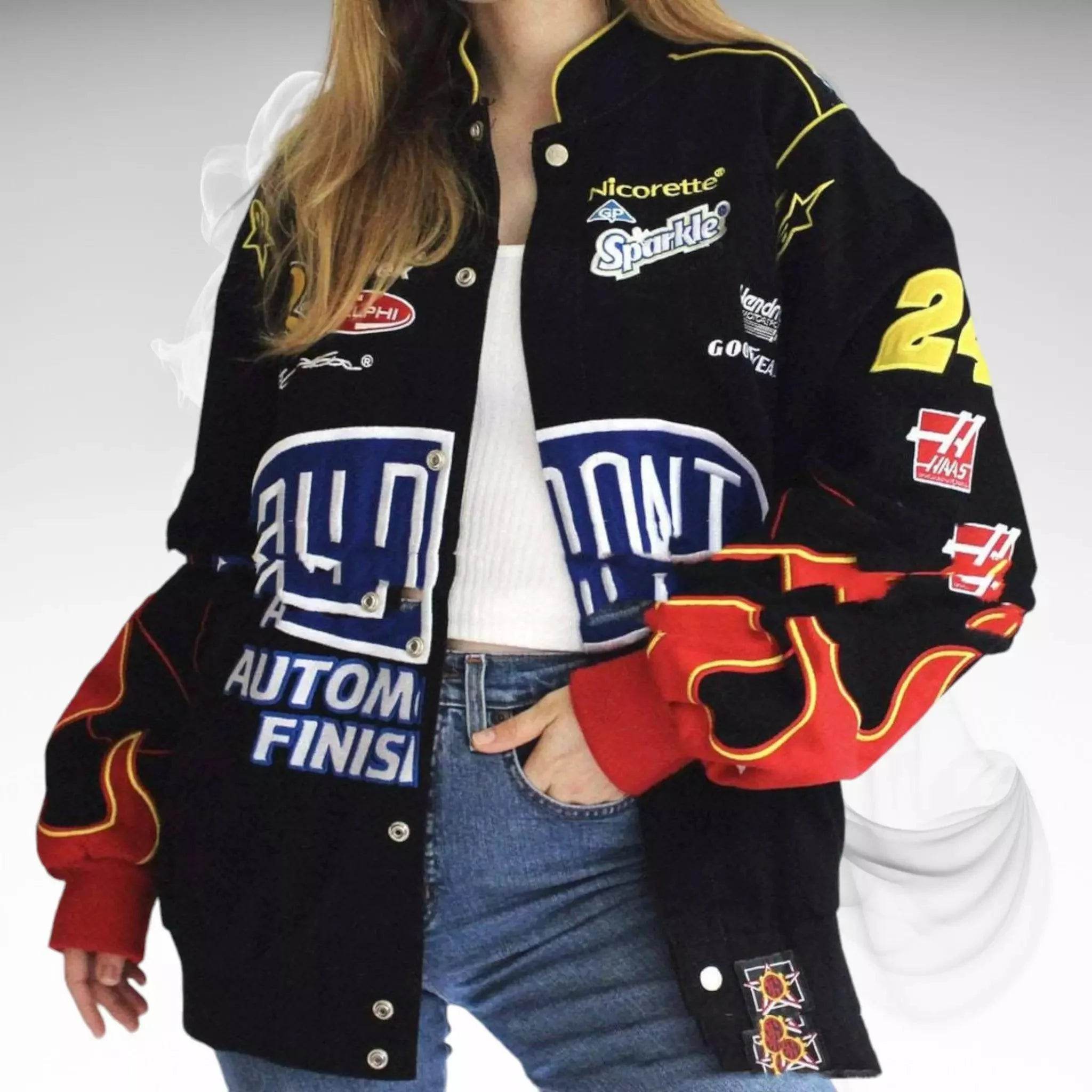 Vintage Dupont Windbreaker Printed Jacket - Dash Racegear Store