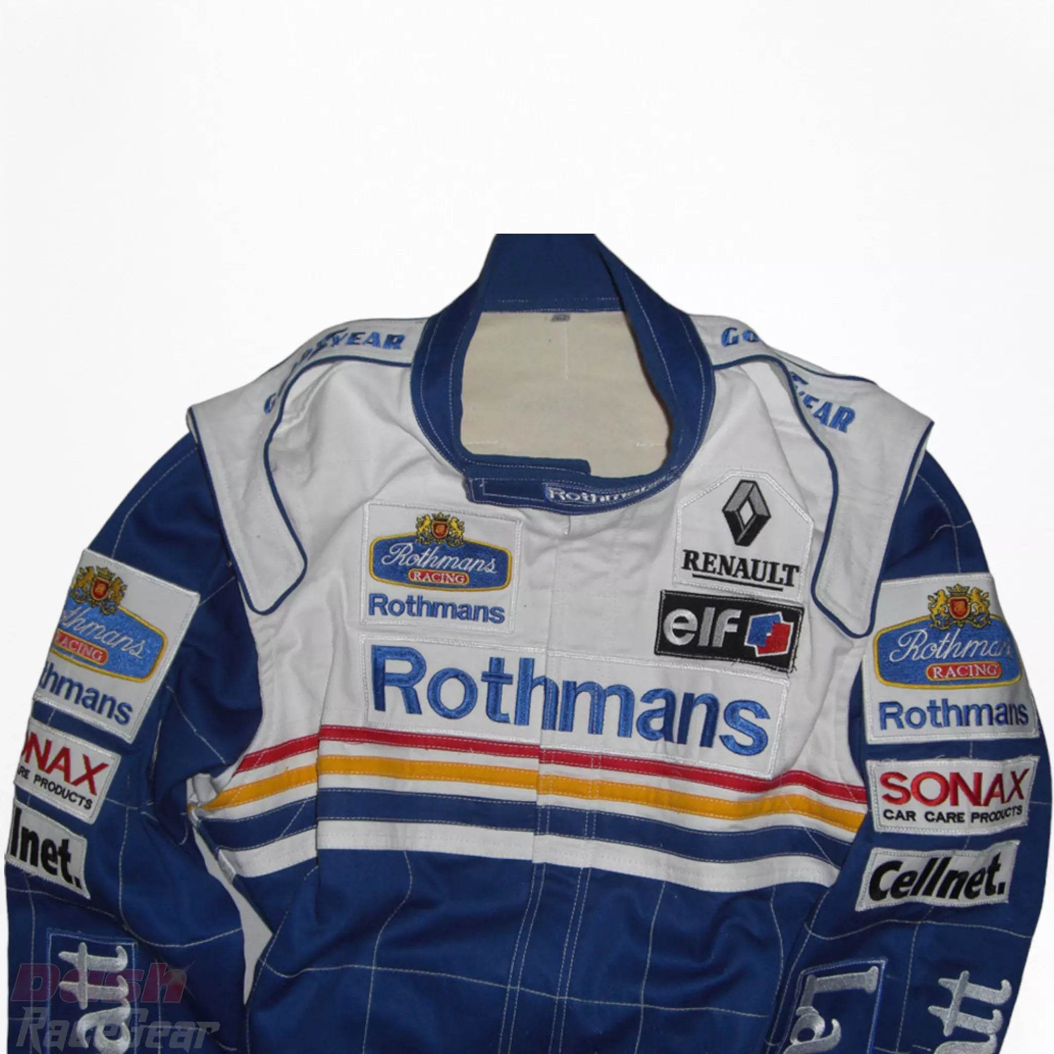 Damon Hill 1997 Williams F1 Embroidered Racing Suit - Dash Racegear Store