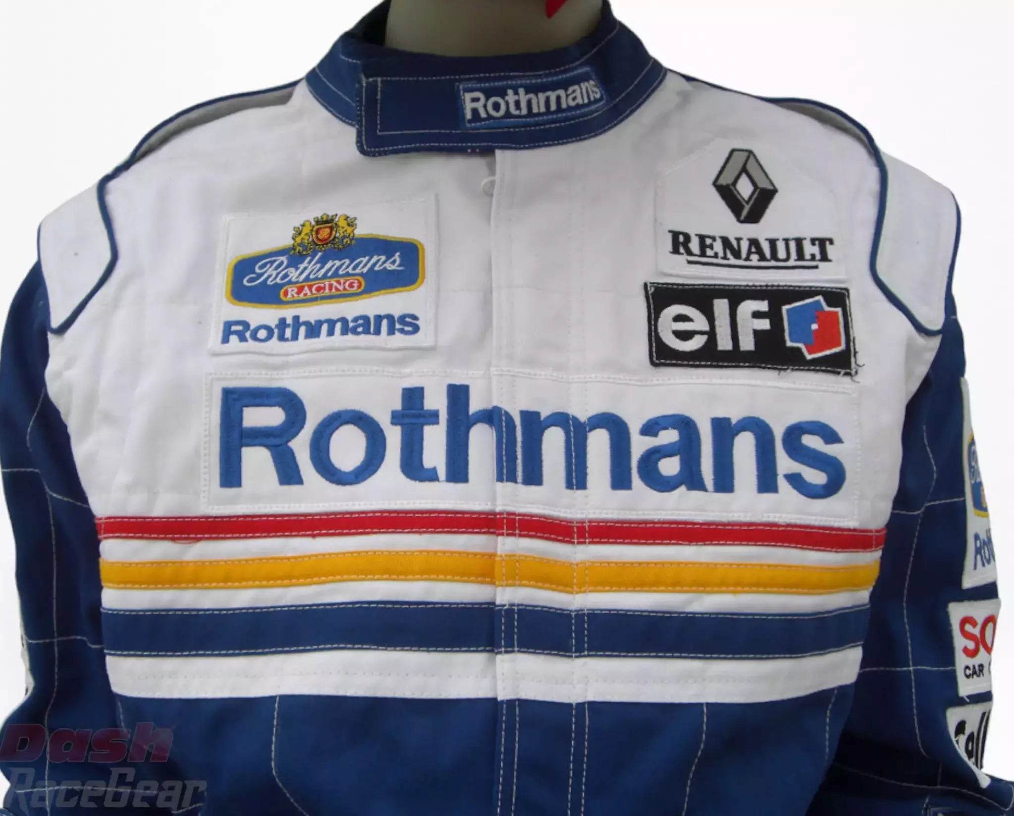 Damon Hill 1997 Williams F1 Embroidered Racing Suit - Dash Racegear Store