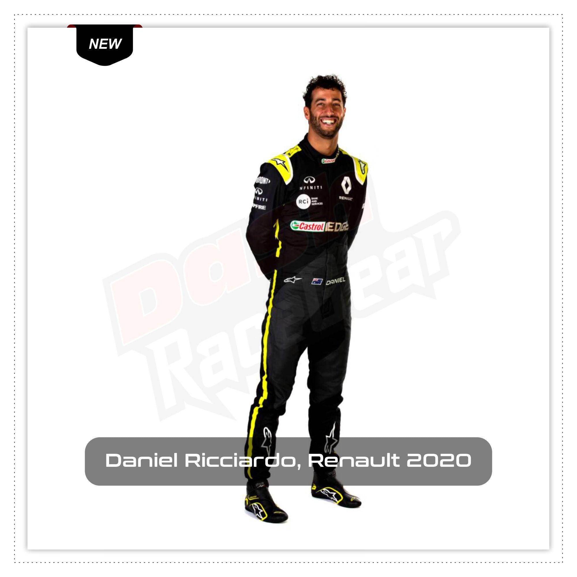2020 Daniel Ricciardo Renault F1 Race Suit - Dash Racegear Store