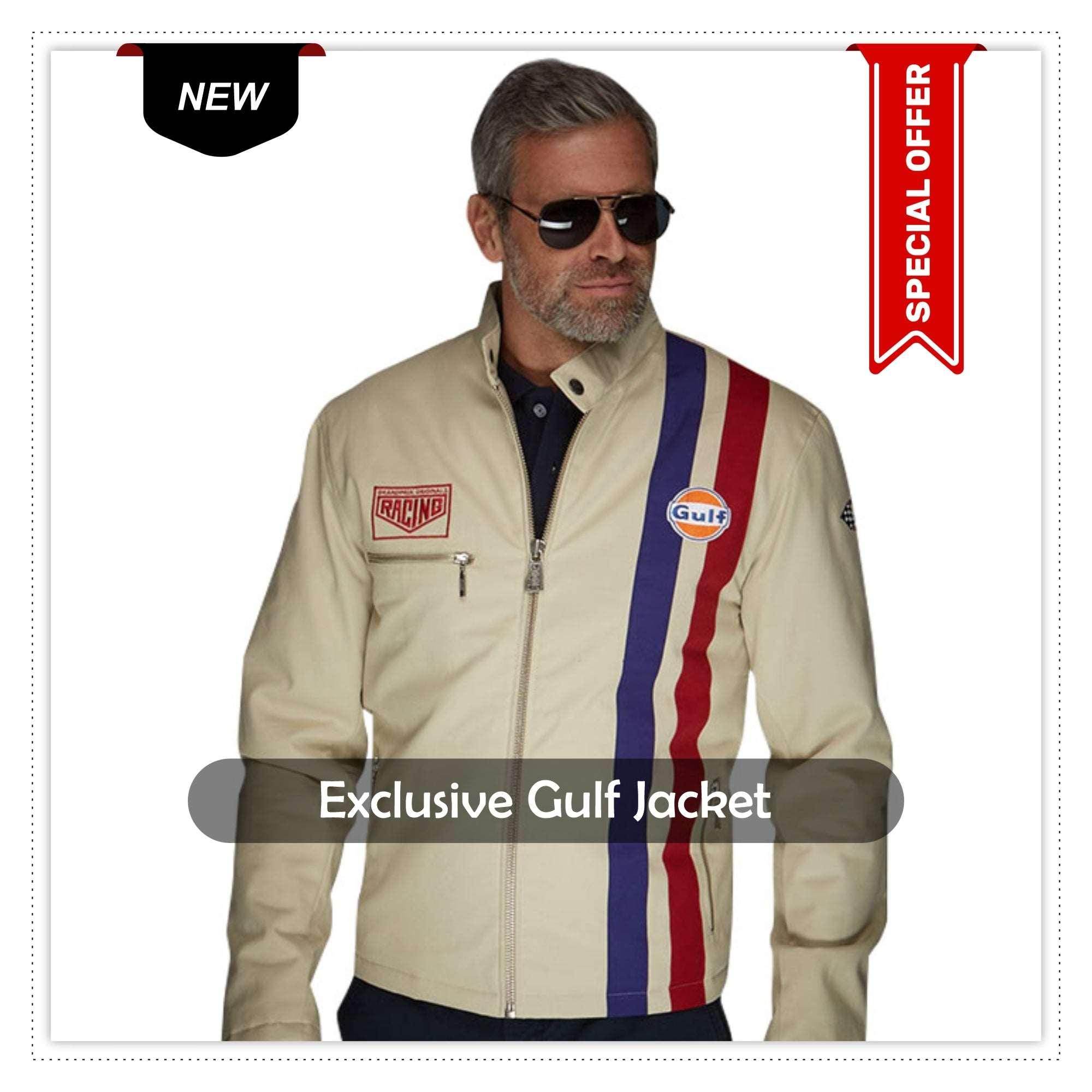 Dash Exlusive Gulf Jacket Roadmaster sand - Dash Racegear Store