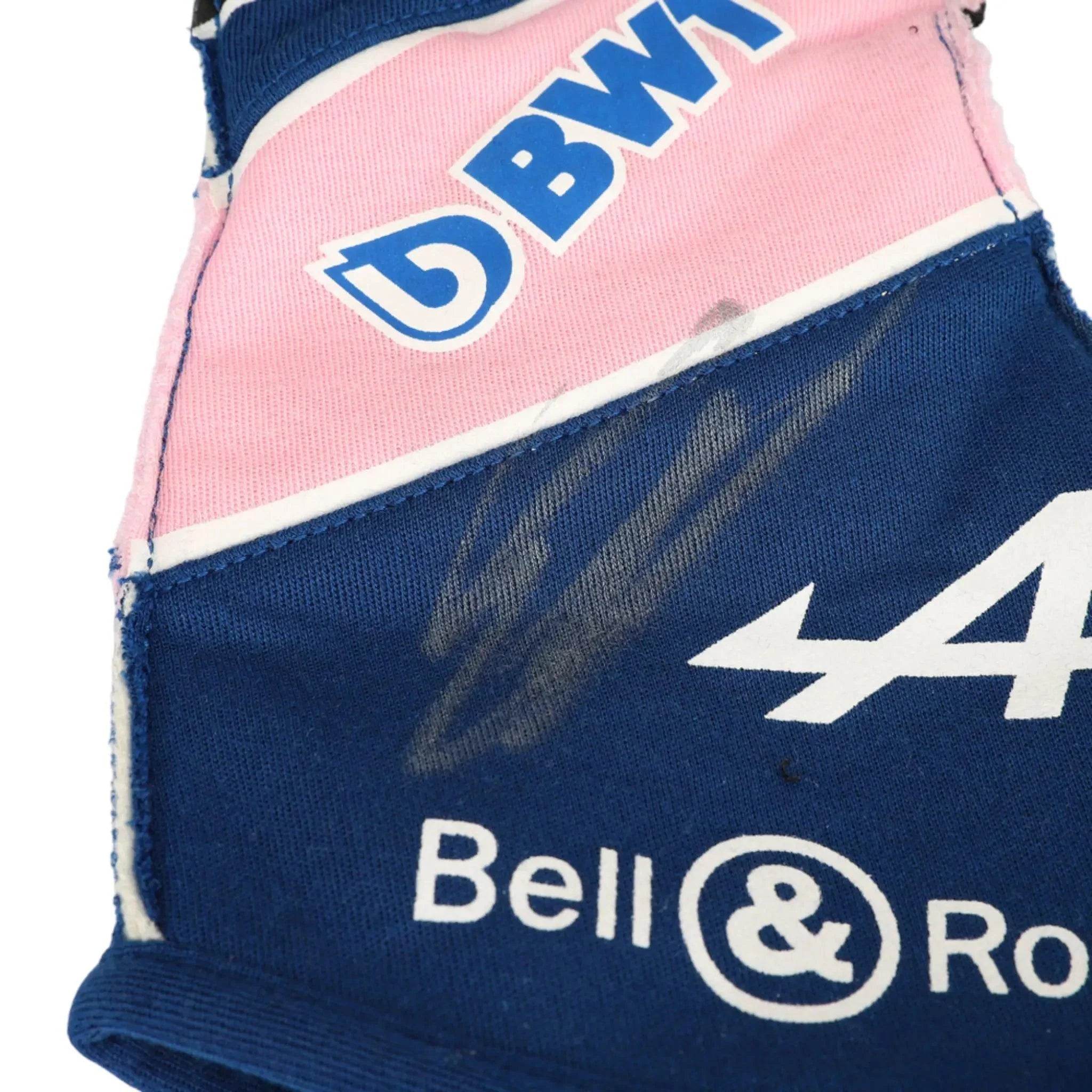 2022 ESTEBAN OCON BLUE RACE GLOVES - Dash Racegear Store