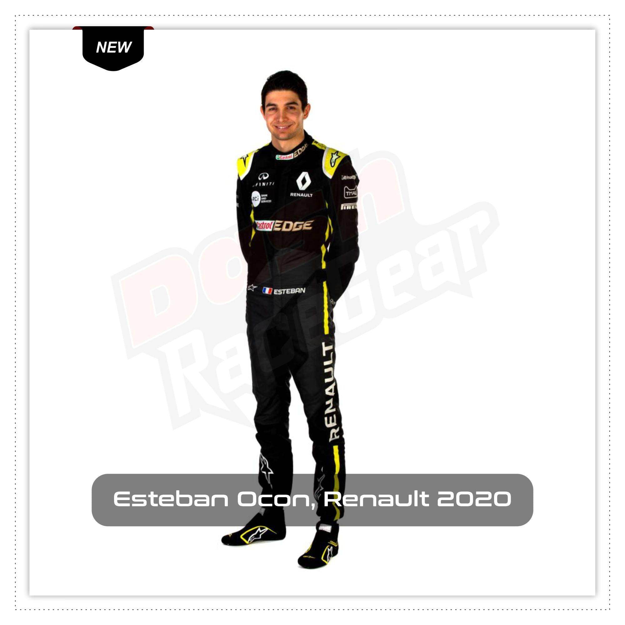 2020 Esteban Ocon Renault F1 Race Suit - Dash Racegear Store