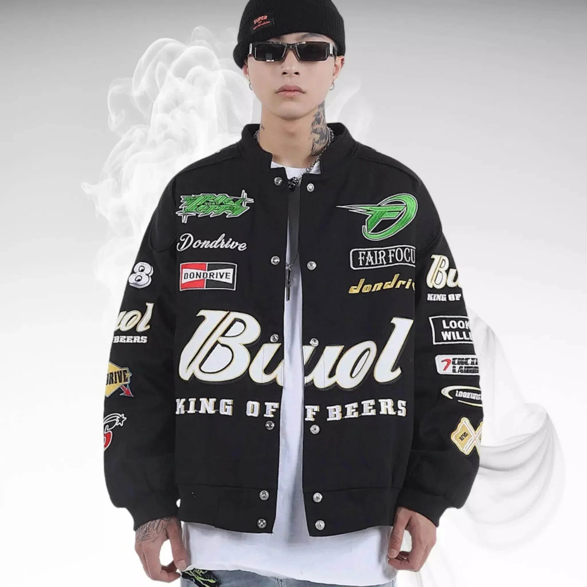 Fair Focus Embroidered Racing Jacket