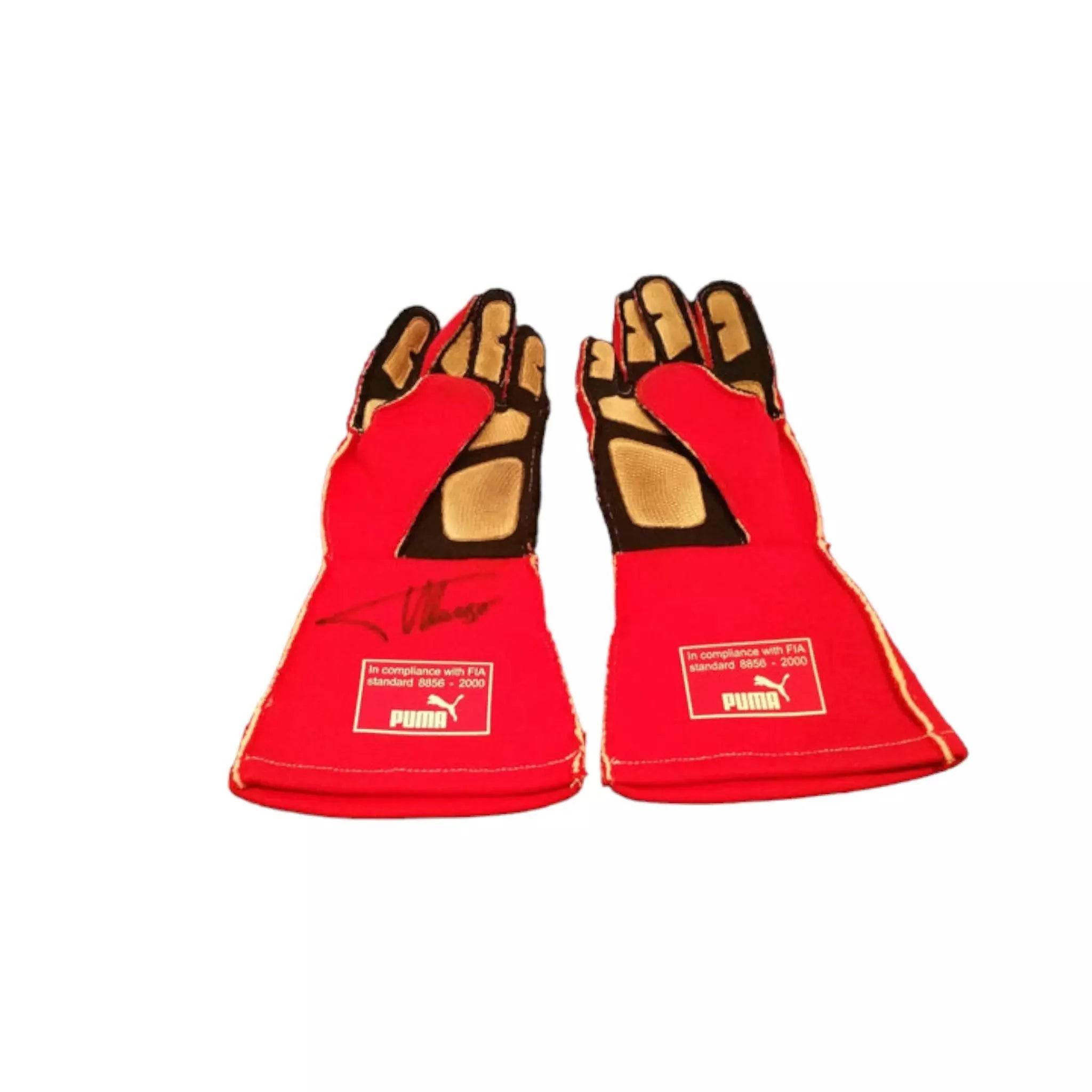 2014 Fernando Alonso gloves - Abu Dhabi GP - Dash Racegear Store