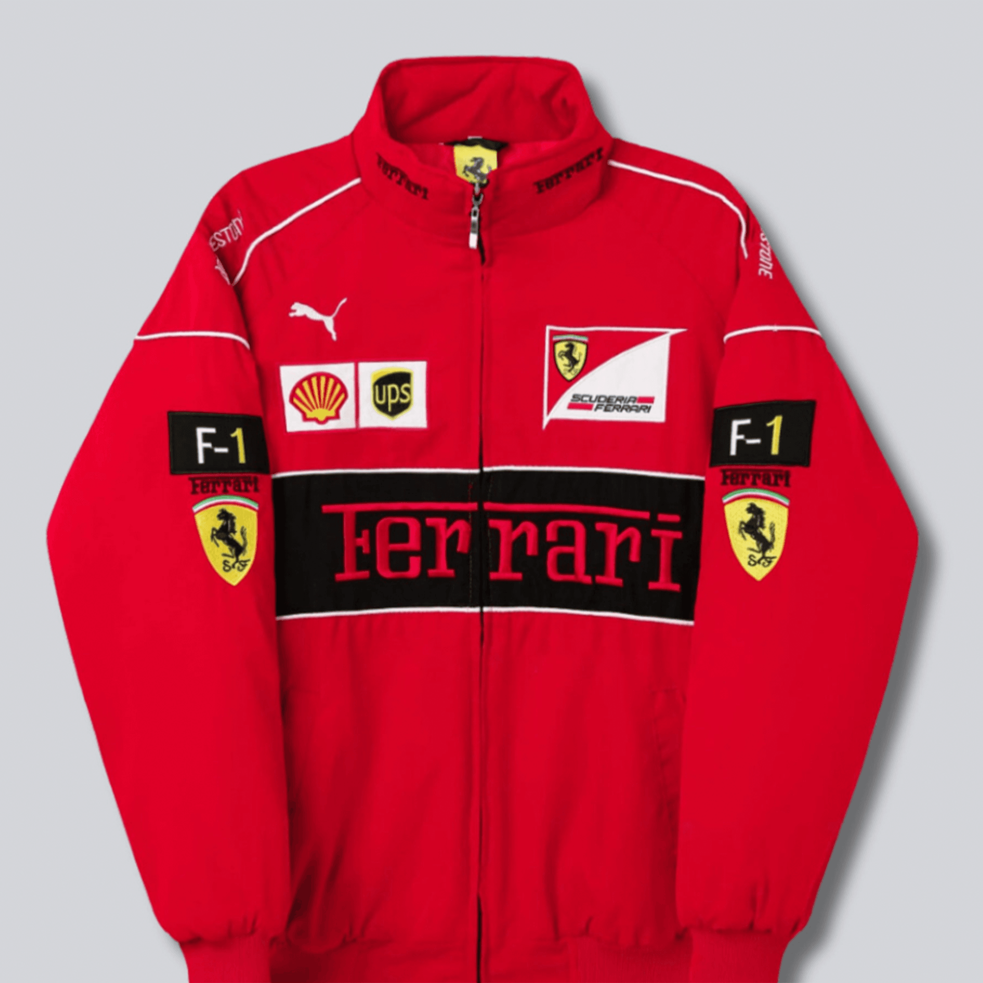 Ferrari F1 Vintage Red Jacket - Dash Racegear Store