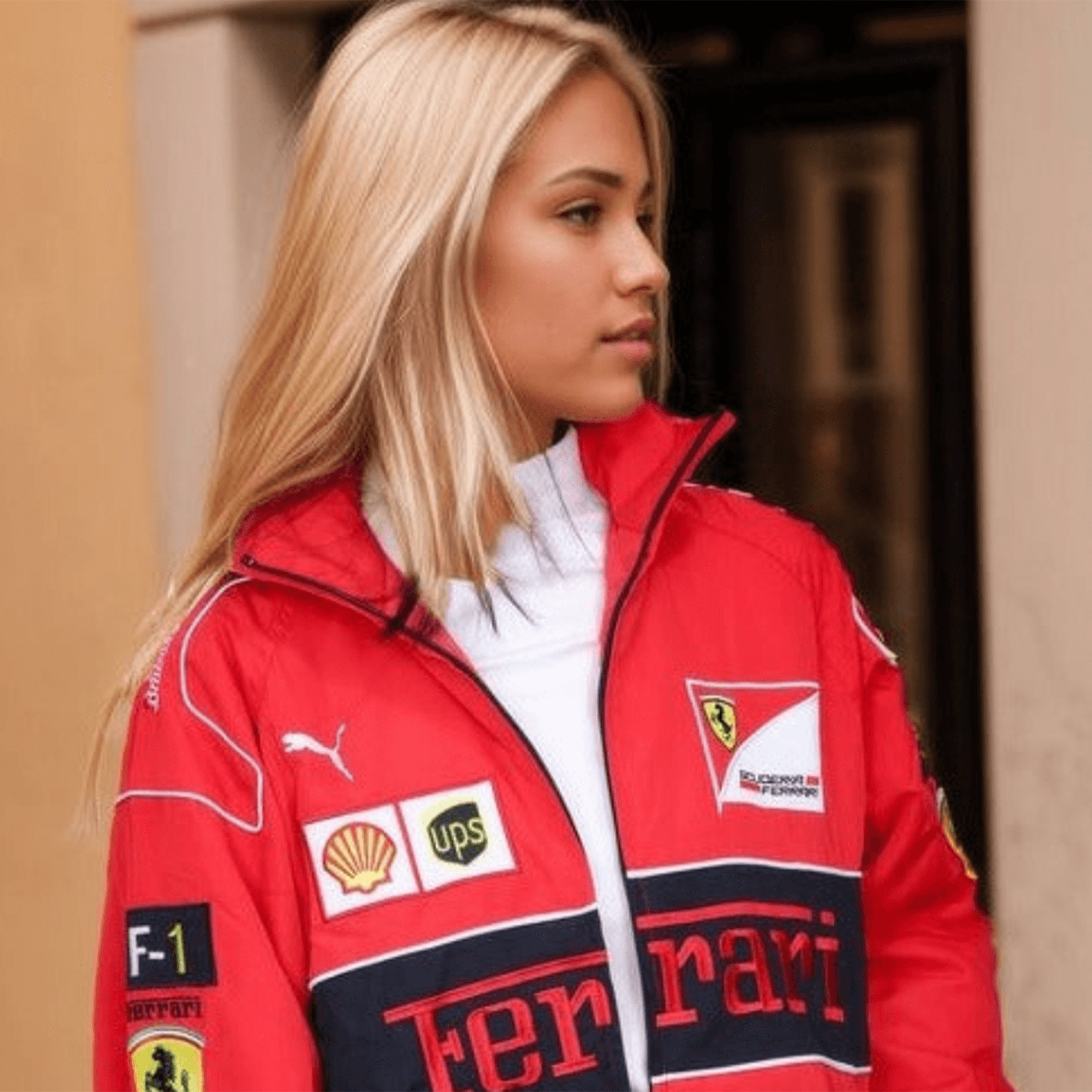 Ferrari F1 Vintage Red Jacket - Dash Racegear Store