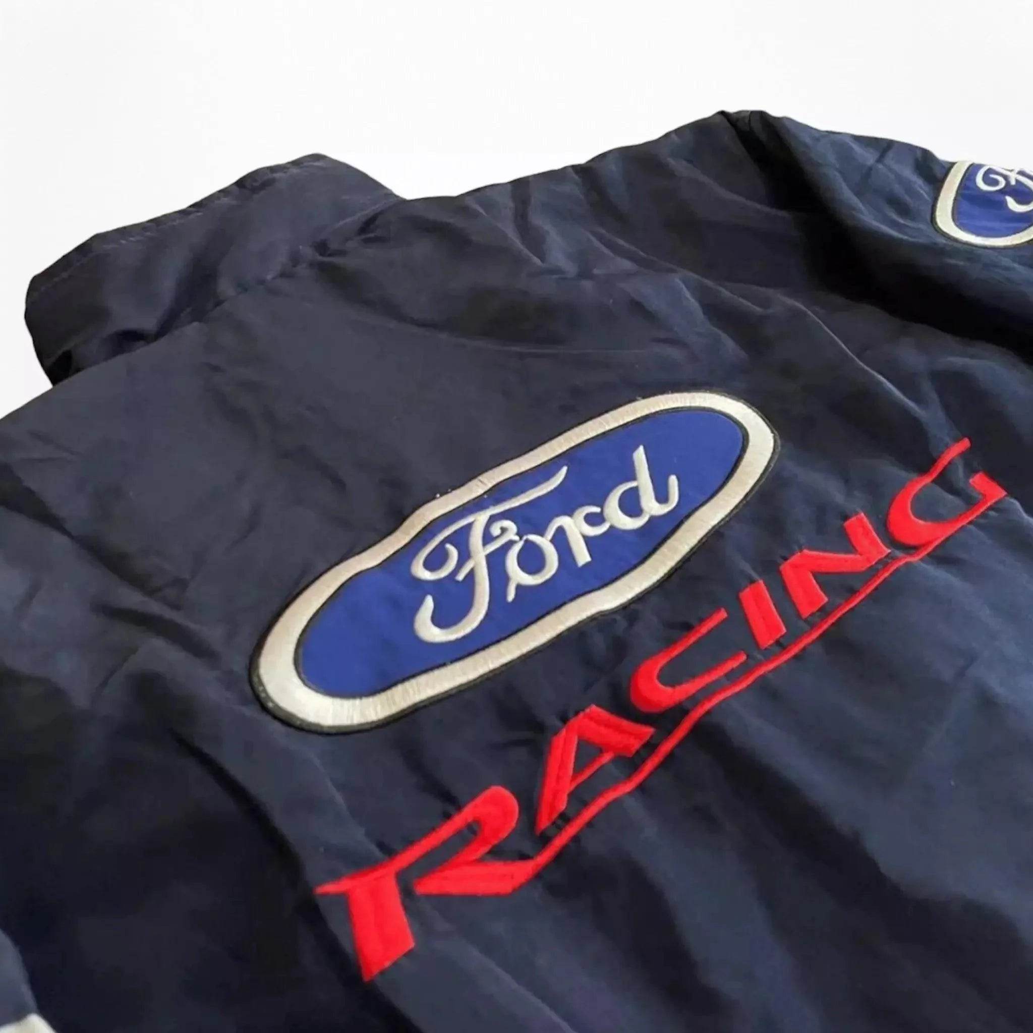 Vintage Ford F1 Racing Embroidered Bomber Jacket - Dash Racegear Store