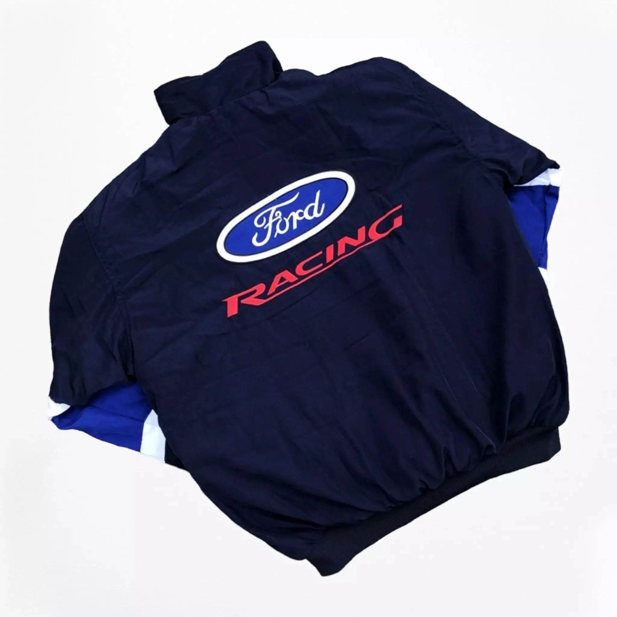 Vintage Ford F1 Racing Embroidered Bomber Jacket - Dash Racegear Store