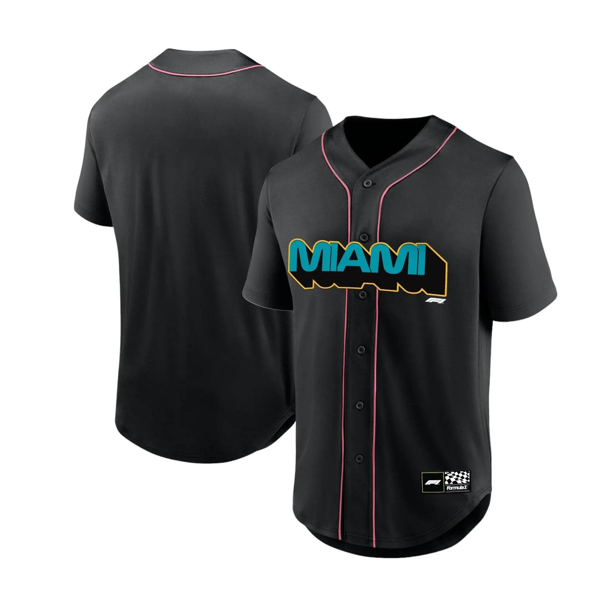 Formula 1 Miami Franchise Baseball Jersey - Dash Racegear Store