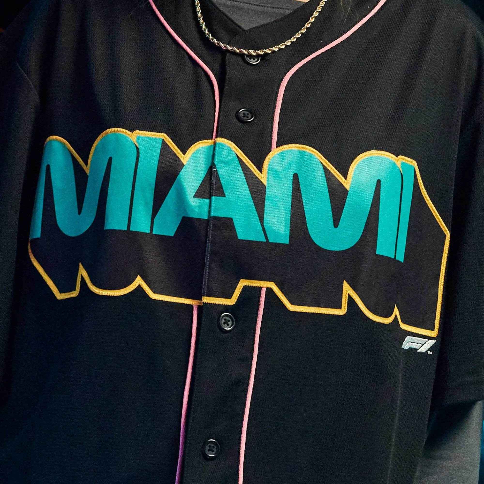 Formula 1 Miami Franchise Baseball Jersey
