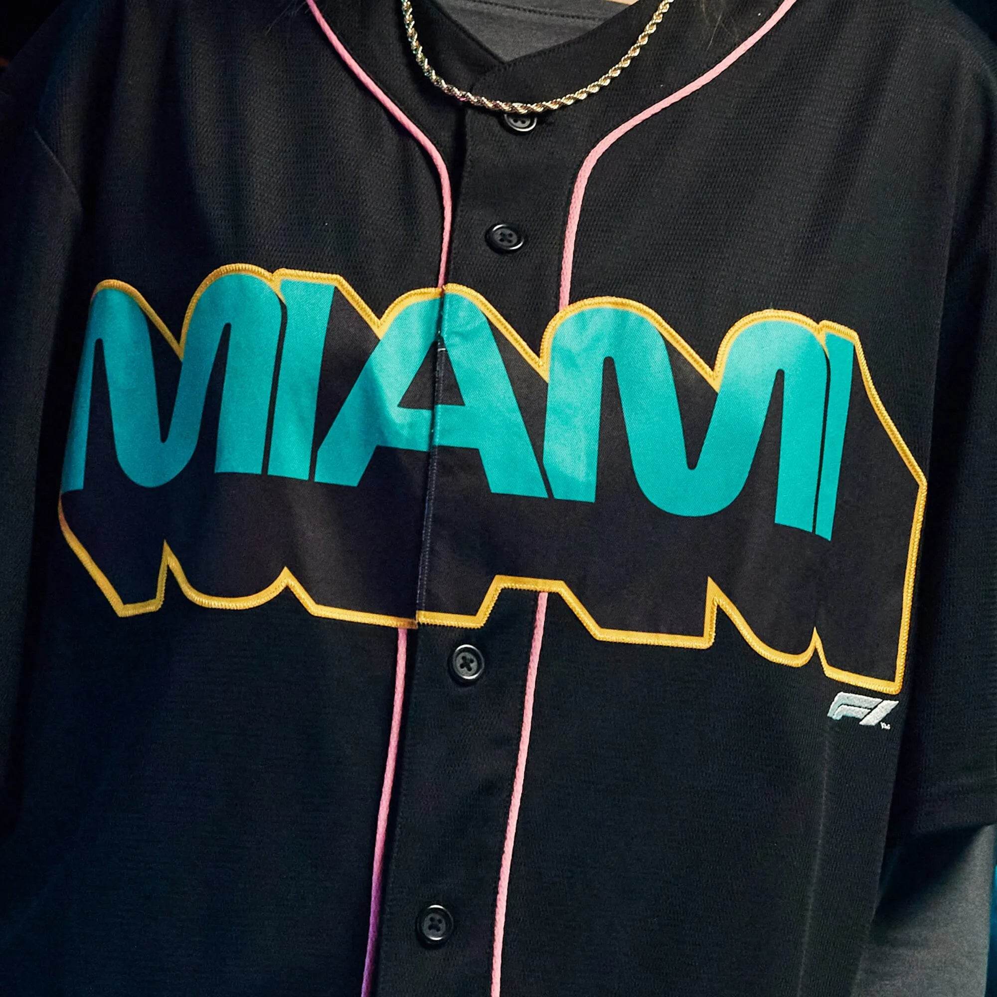 Formula 1 Miami Franchise Baseball Jersey - Dash Racegear Store