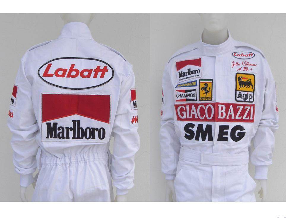 Gilles Villeneuve 1980 Racing Suit Replica | Ferrari F1 | Dash Racegear - Dash Racegear Store