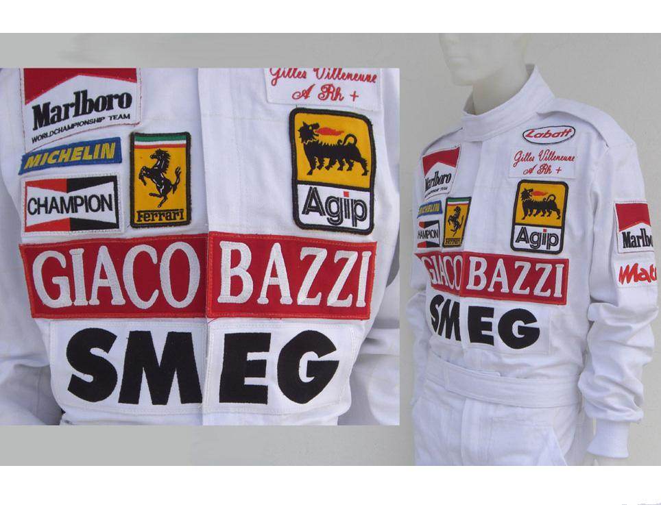 Gilles Villeneuve 1980 Racing Suit Replica | Ferrari F1 | Dash Racegear - Dash Racegear Store