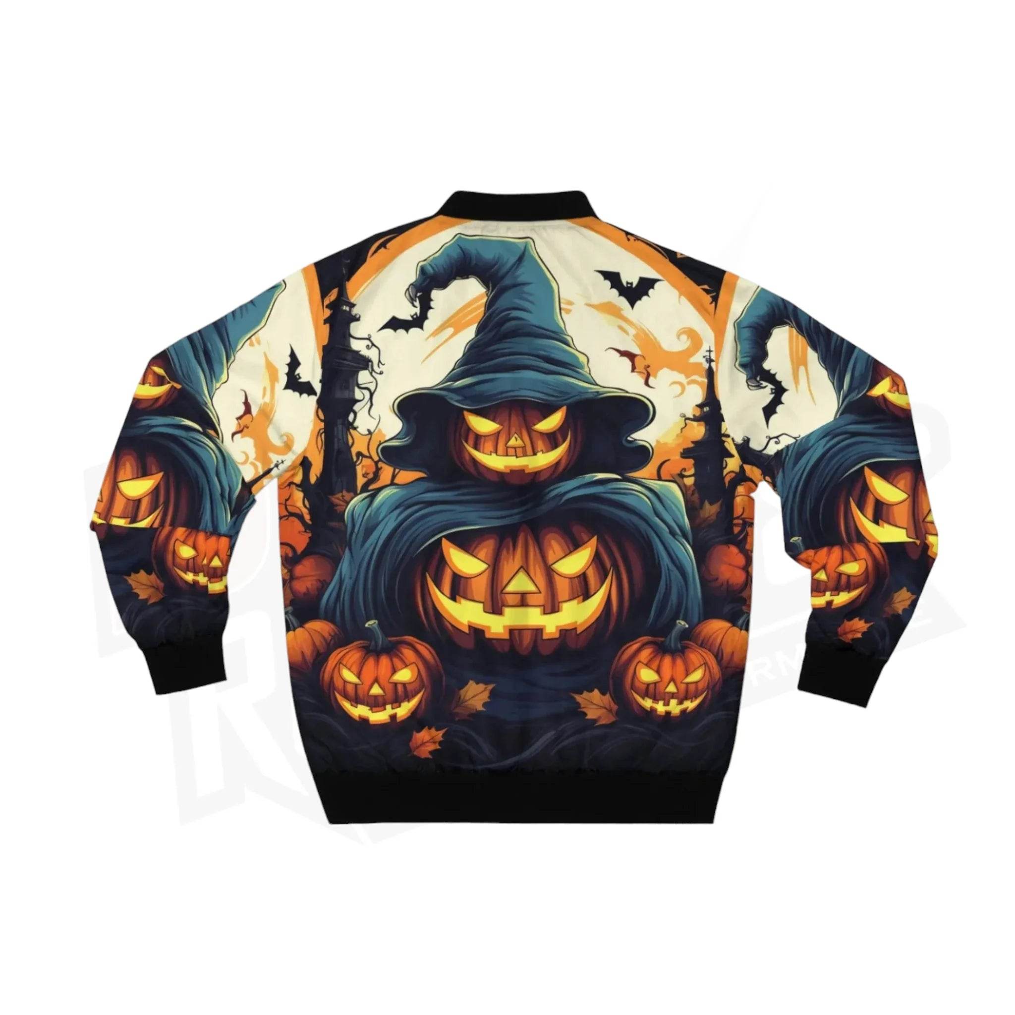 Halloween Jack O Lantern Unisex Bomber Jacket - Dash Racegear Store