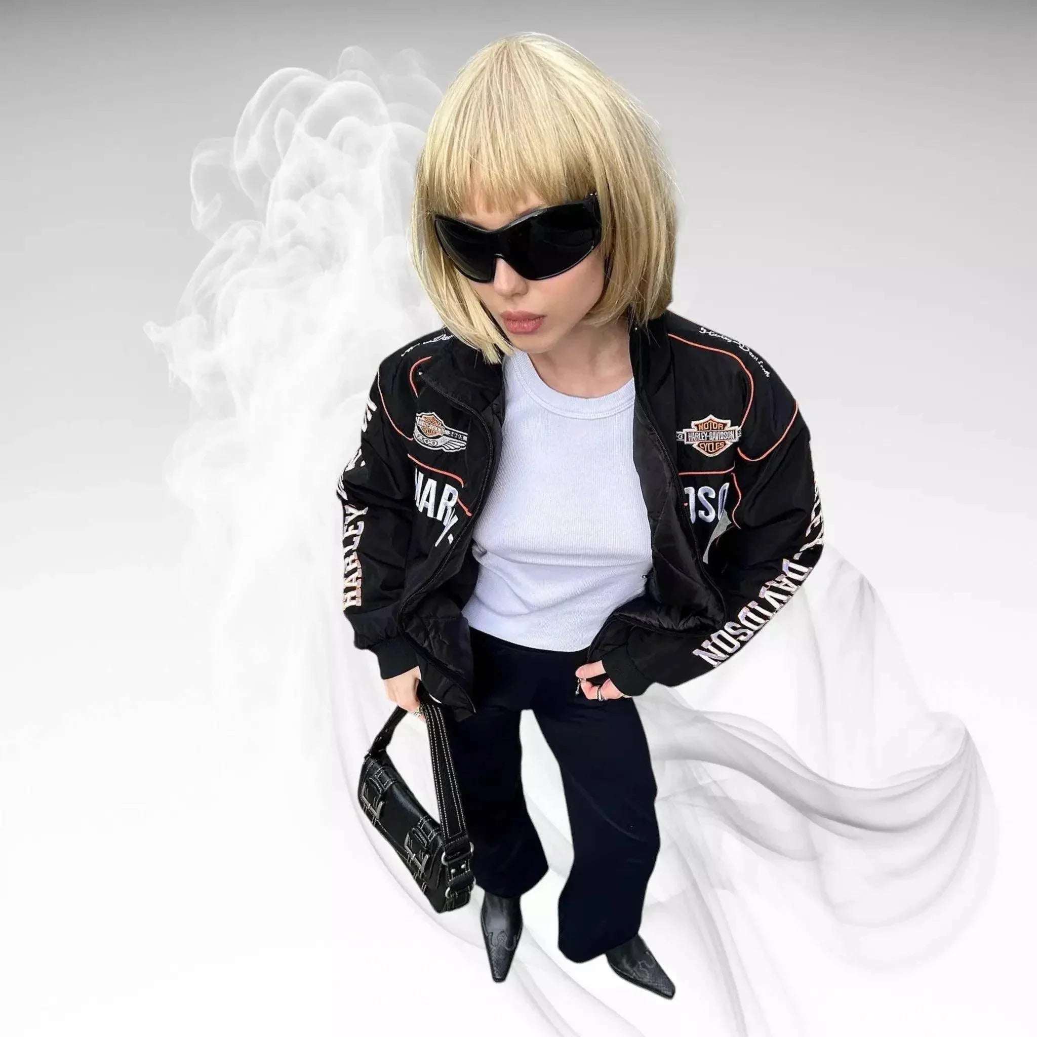 Exclusive Limited Edition Harley Davidson Retro F1 Racing Jacket