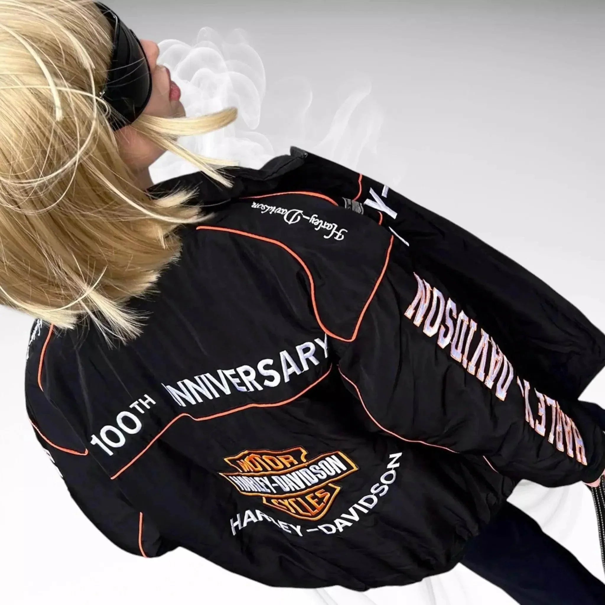 Exclusive Limited Edition Harley Davidson Retro F1 Racing Jacket