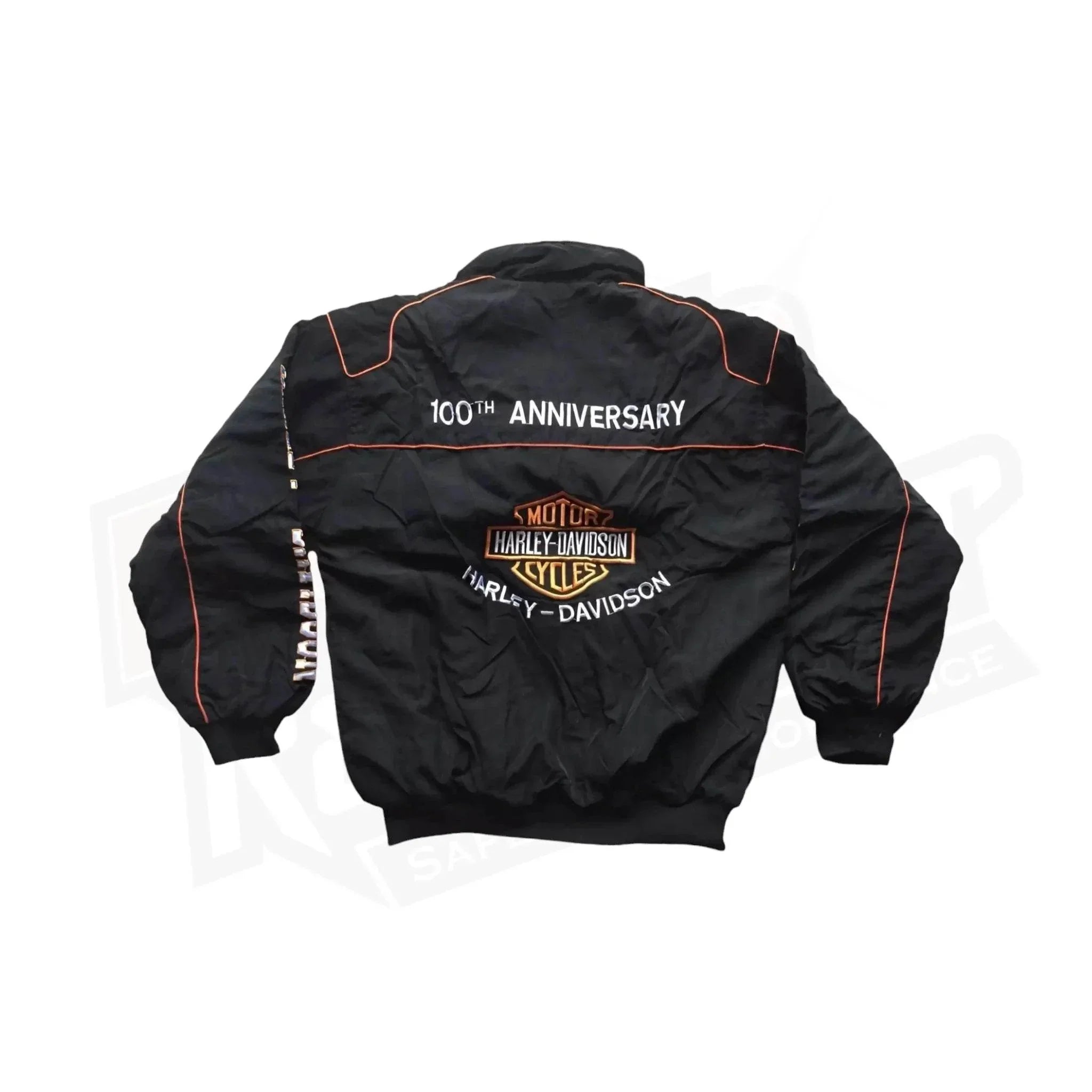 Harley Davidson Unisex Embroidered Racing Jacket