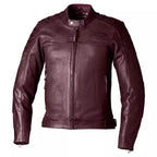 IOM TT BRANDISH 2 CE MENS LEATHER JACKET OXBLOOD