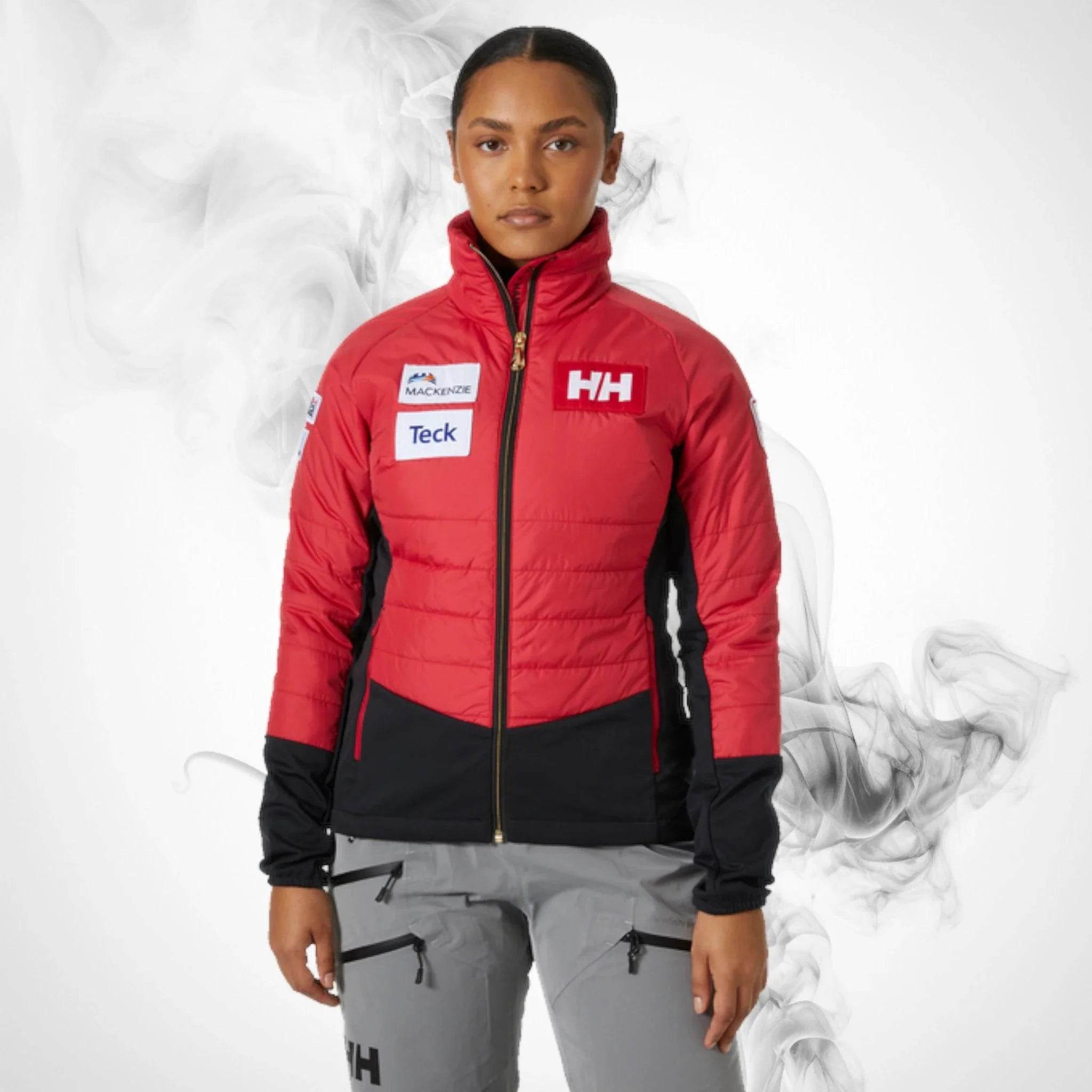 Ski Insulation Jacket Helly Hansen World Cup Insulator Jacket Red - 2023/24 - Dash Racegear Store