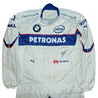 JACQUES VILLENEUVE USED & SIGNED BMW SAUBER 2006 Bahrain GP F1 Race SUIT - Dash Racegear Store