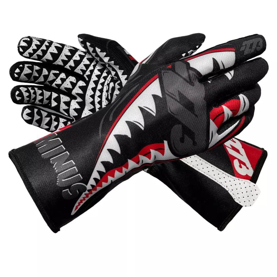 JAWS Black/White/Red/Gray - Dash Racegear Store