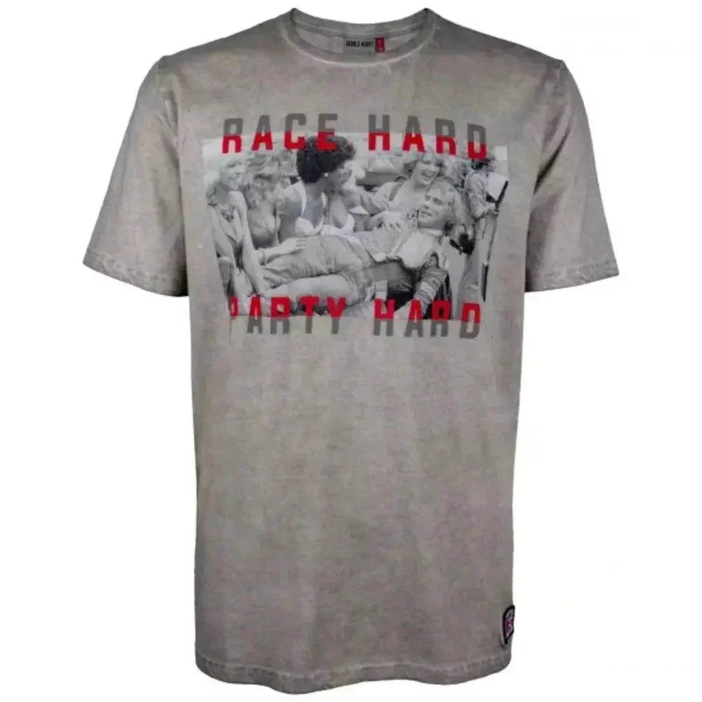 James Hunt T-Shirt Race Hard Party Hard