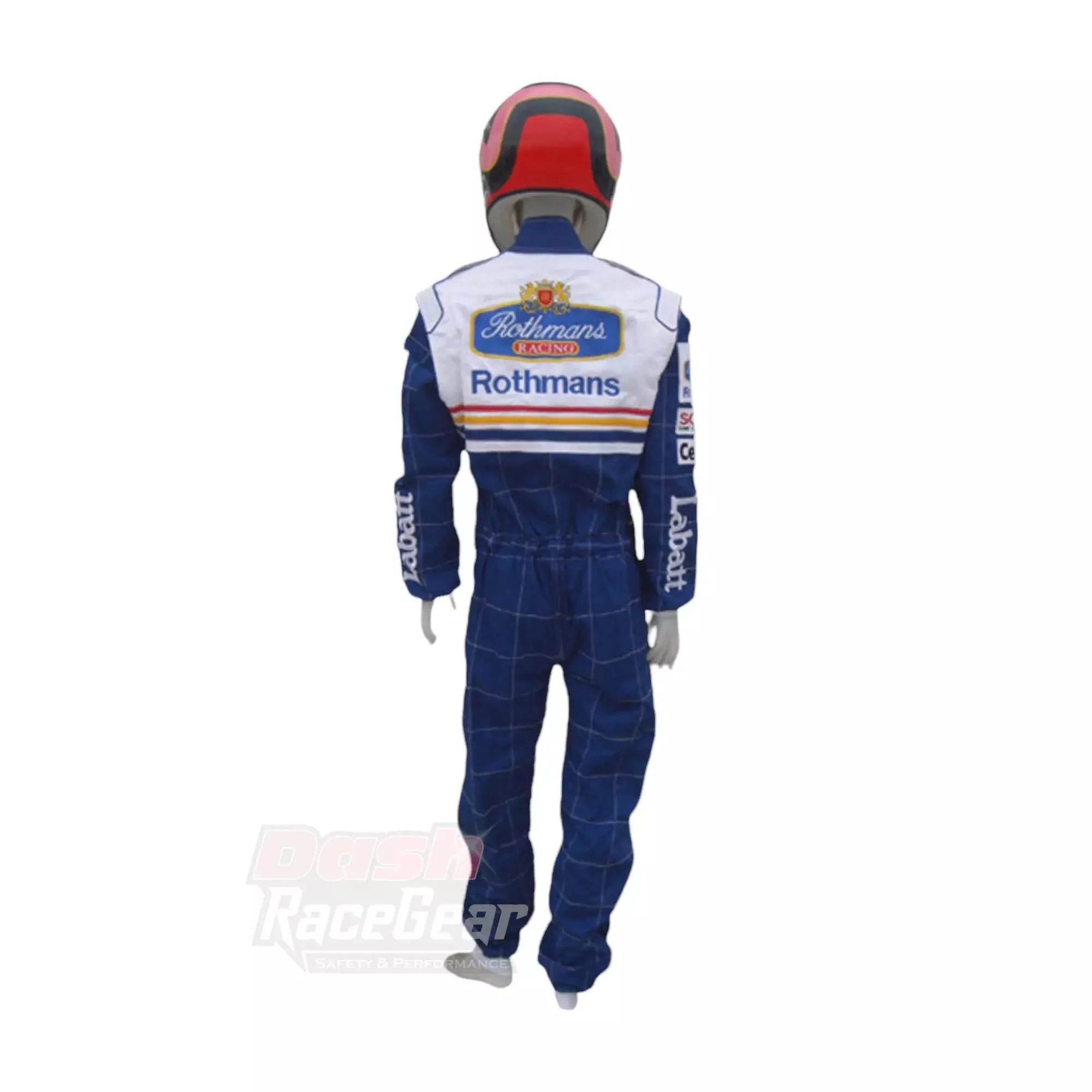 Jaques Villeneuve 1997 Replica F1 Embroidered Racing suit / Williams F1 - Dash Racegear Store
