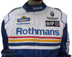 Jaques Villeneuve 1997 Replica F1 Embroidered Racing suit / Williams F1