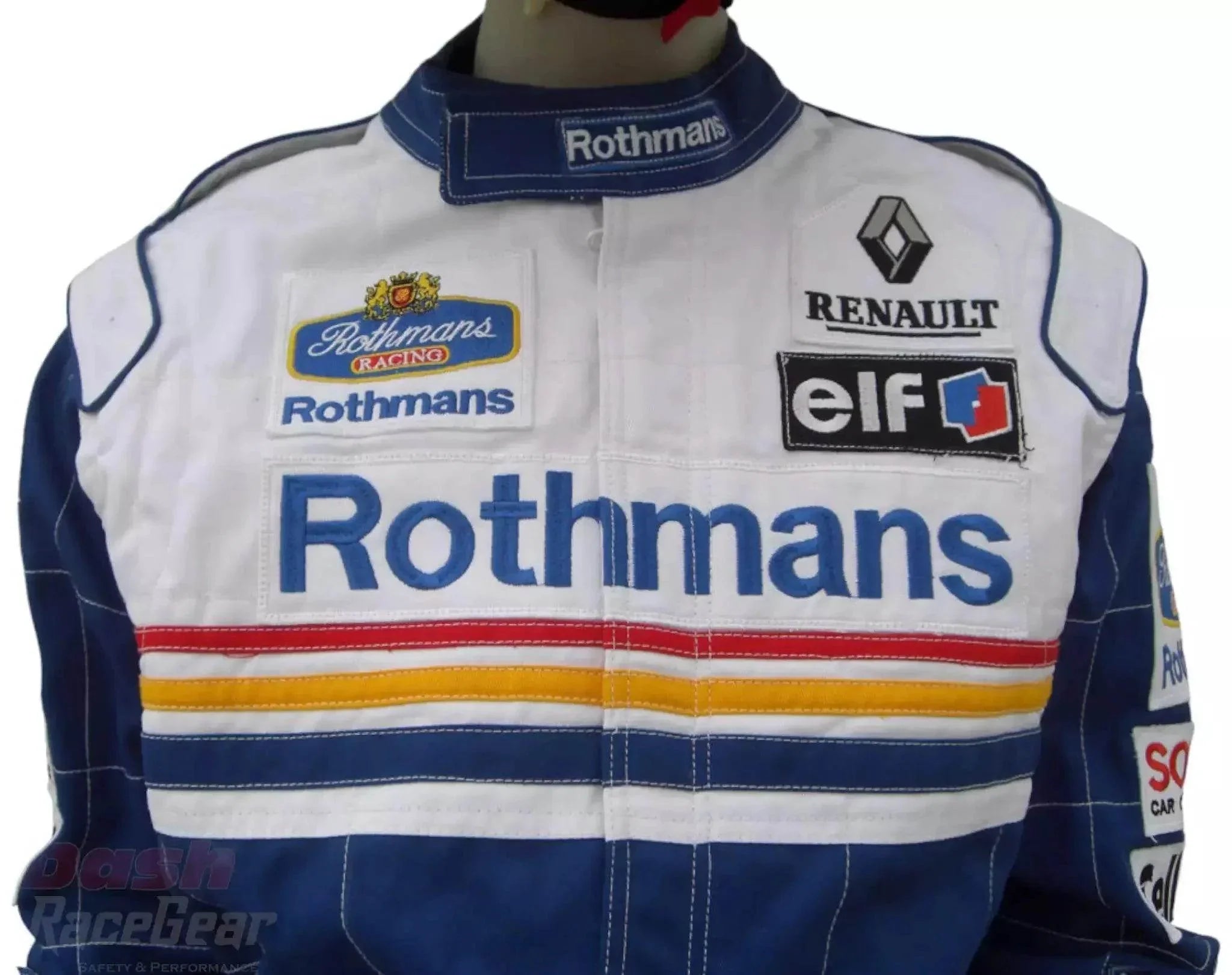 Jaques Villeneuve 1997 Replica F1 Embroidered Racing suit / Williams F1