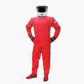 Junior Deluxe Two Piece 2 Layer SFI-5 Suit Red Black